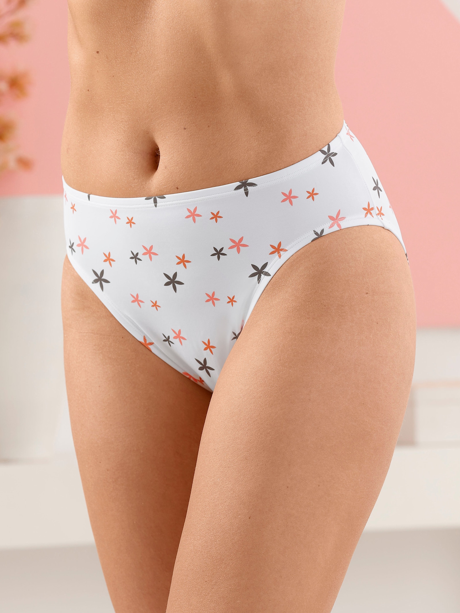 Jazzpants - 2x weiß-bedruckt + 1x weiß