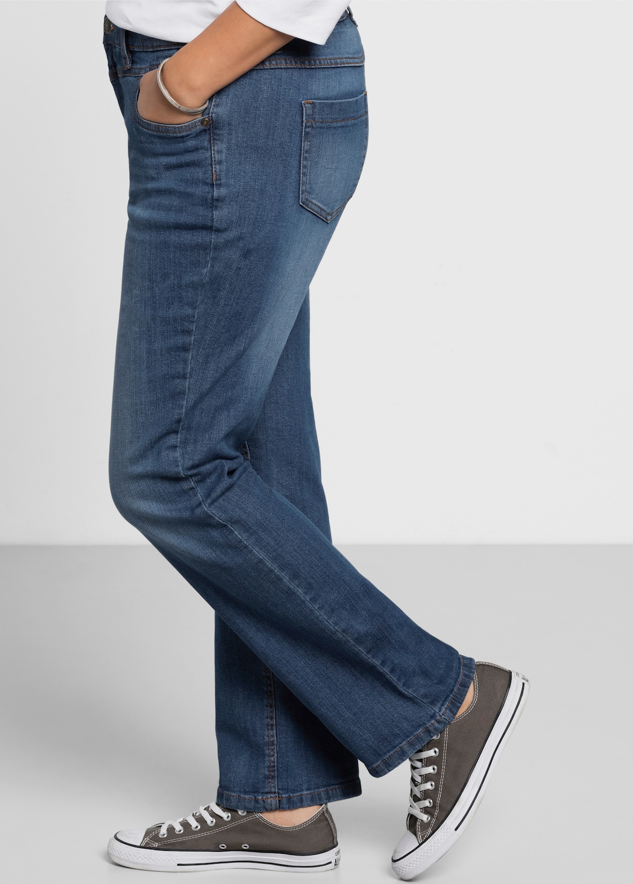 sheego Rechte jeans - blue denim