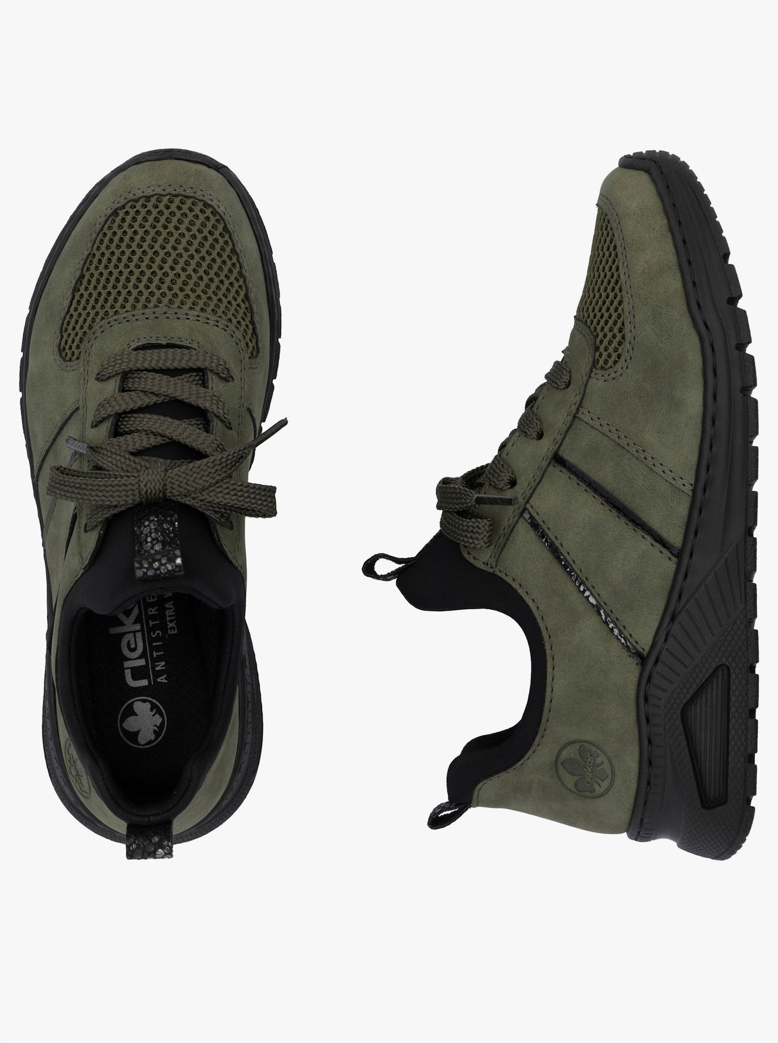 Rieker Sneaker für kräftige Füße - khaki