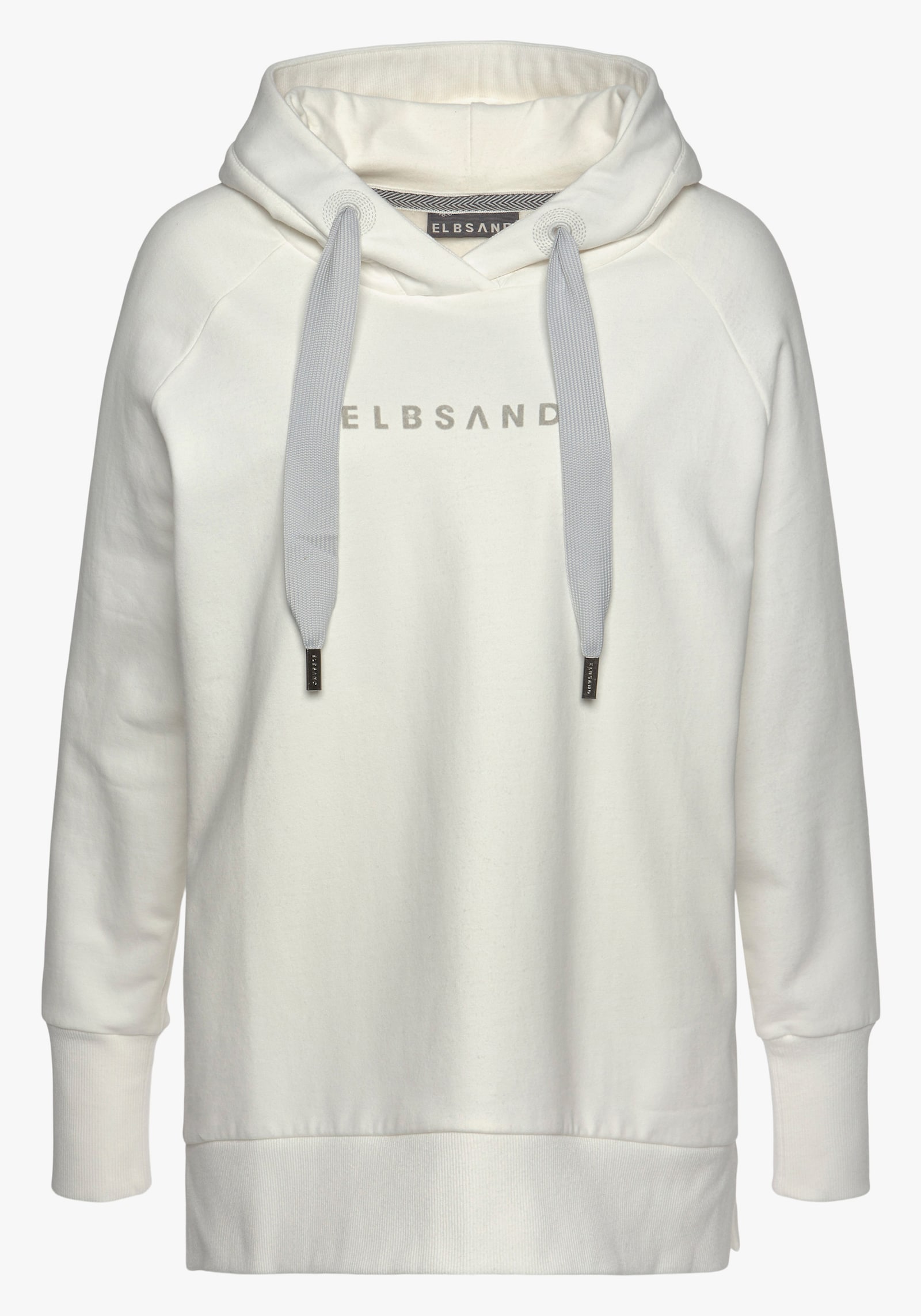 Elbsand Kapuzensweatshirt - weiß
