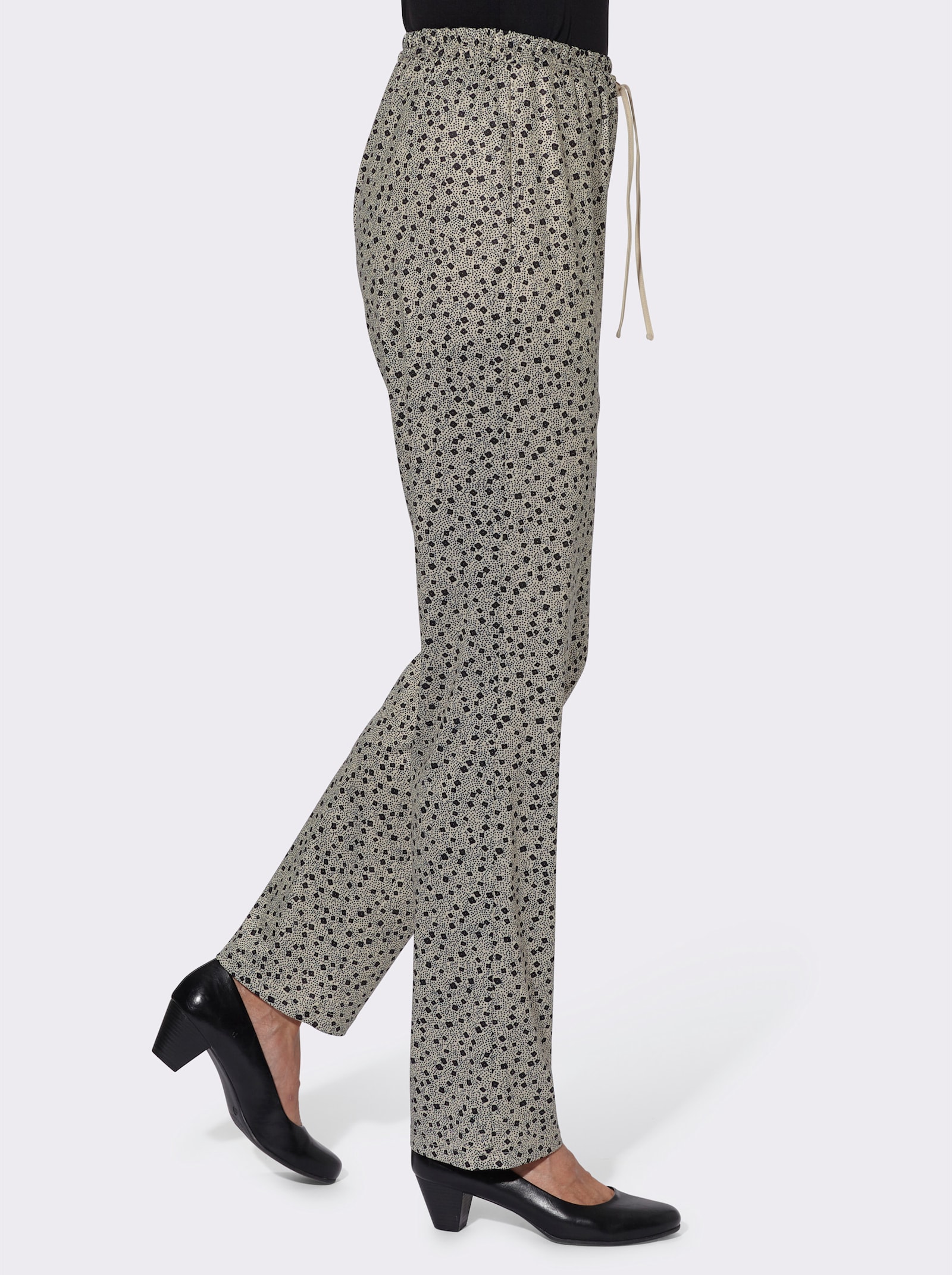 Jerseyhose mit Bindeband - sand-millefleurs