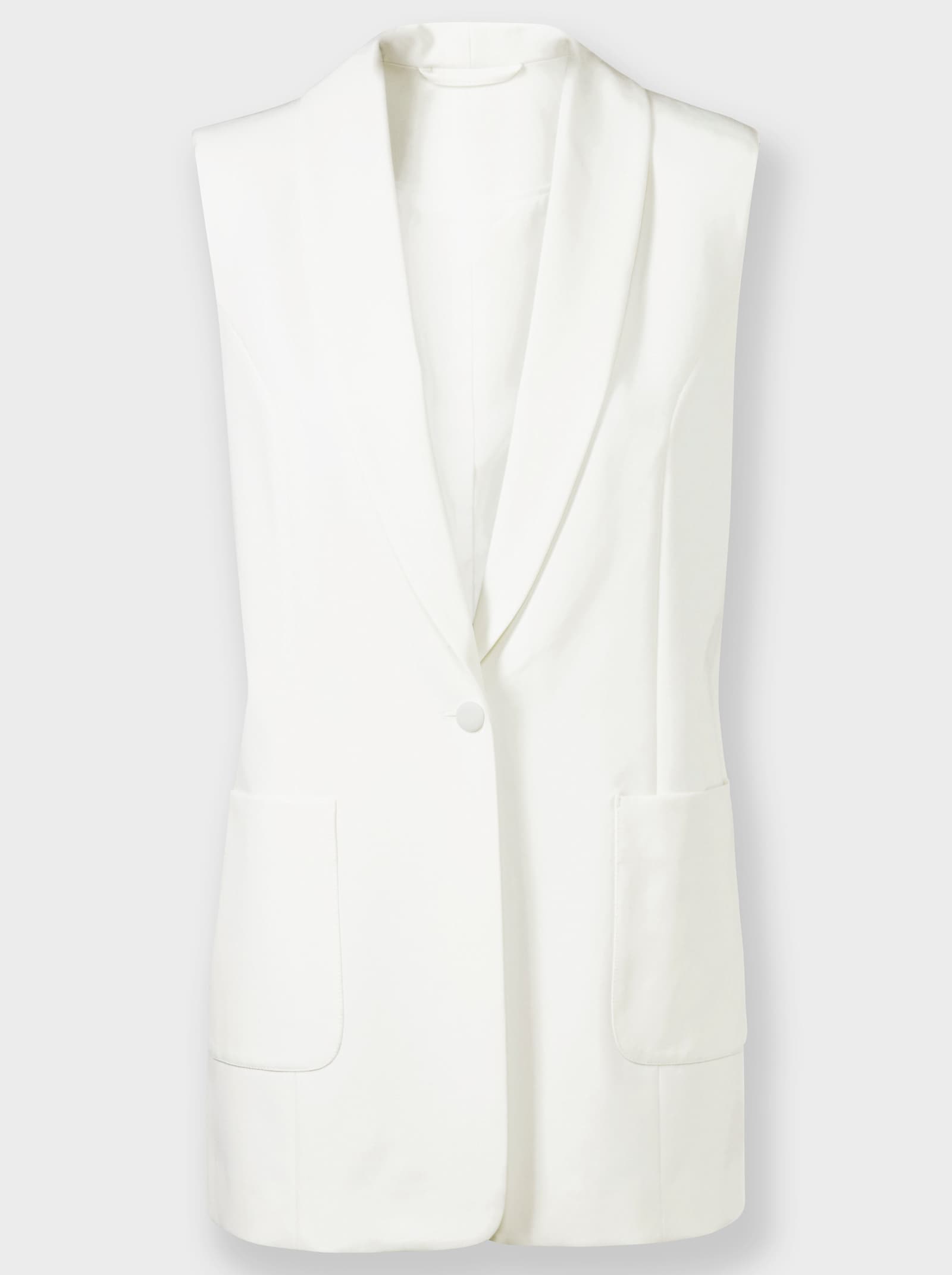 heine Gilet blazer droit - écru