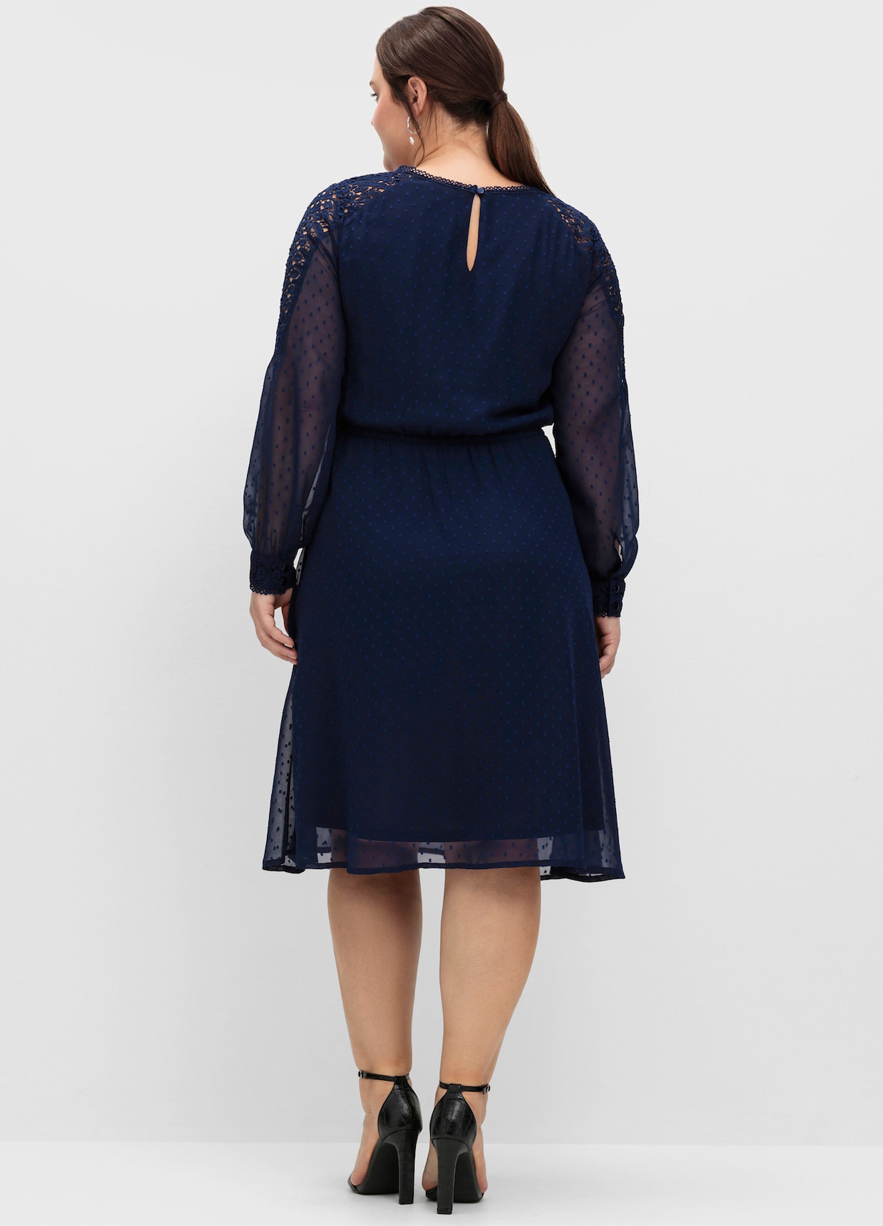 sheego Cocktailjurk - marine