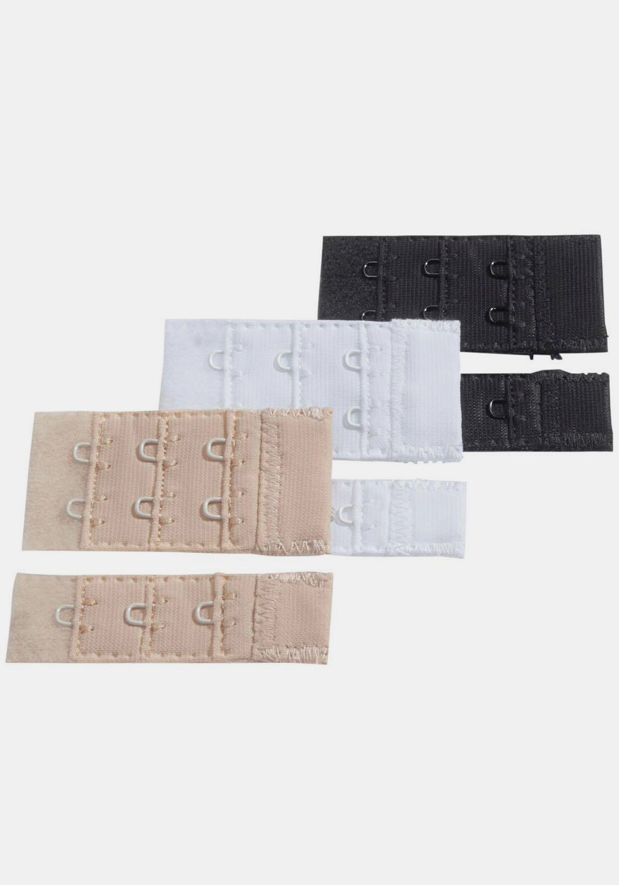 LASCANA BH-Verlängerung - 1x caramel + 1x weiß + 1x schwarz