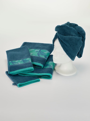 5tlg. Handtuch-Set - bleu