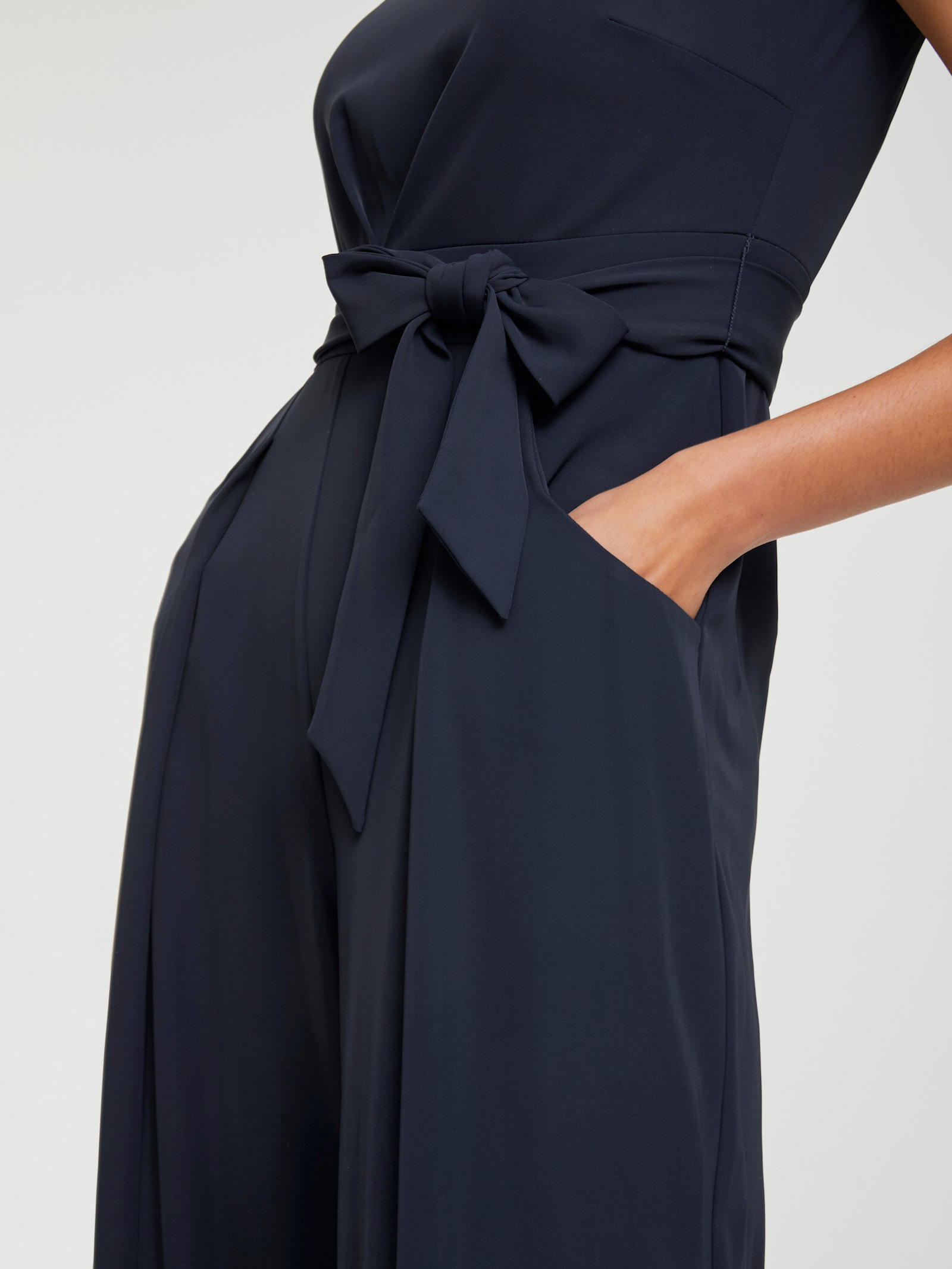 heine Overall mit Bindegürtel - marine