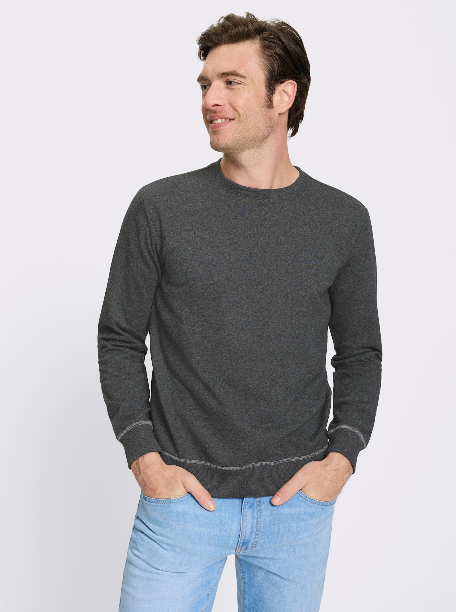 Catamaran Sweatshirt - graphit-meliert