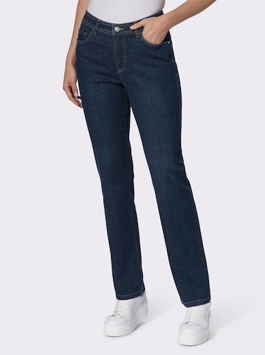 5-Pocket-Jeans mit lässig weiten Beinen - blue-stone-washed