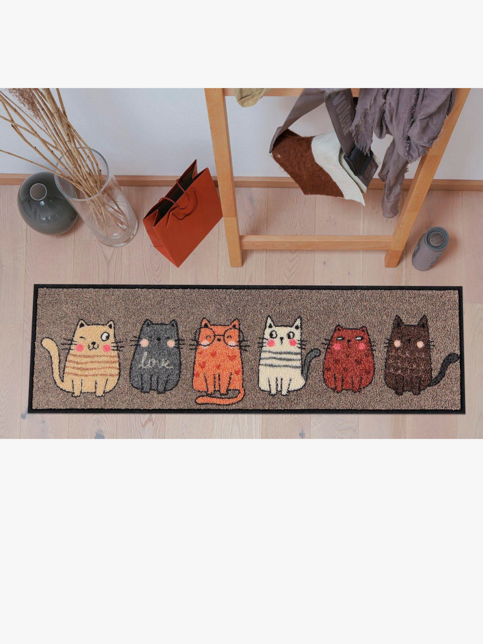 Salonloewe Fußmatte - taupe-bunt