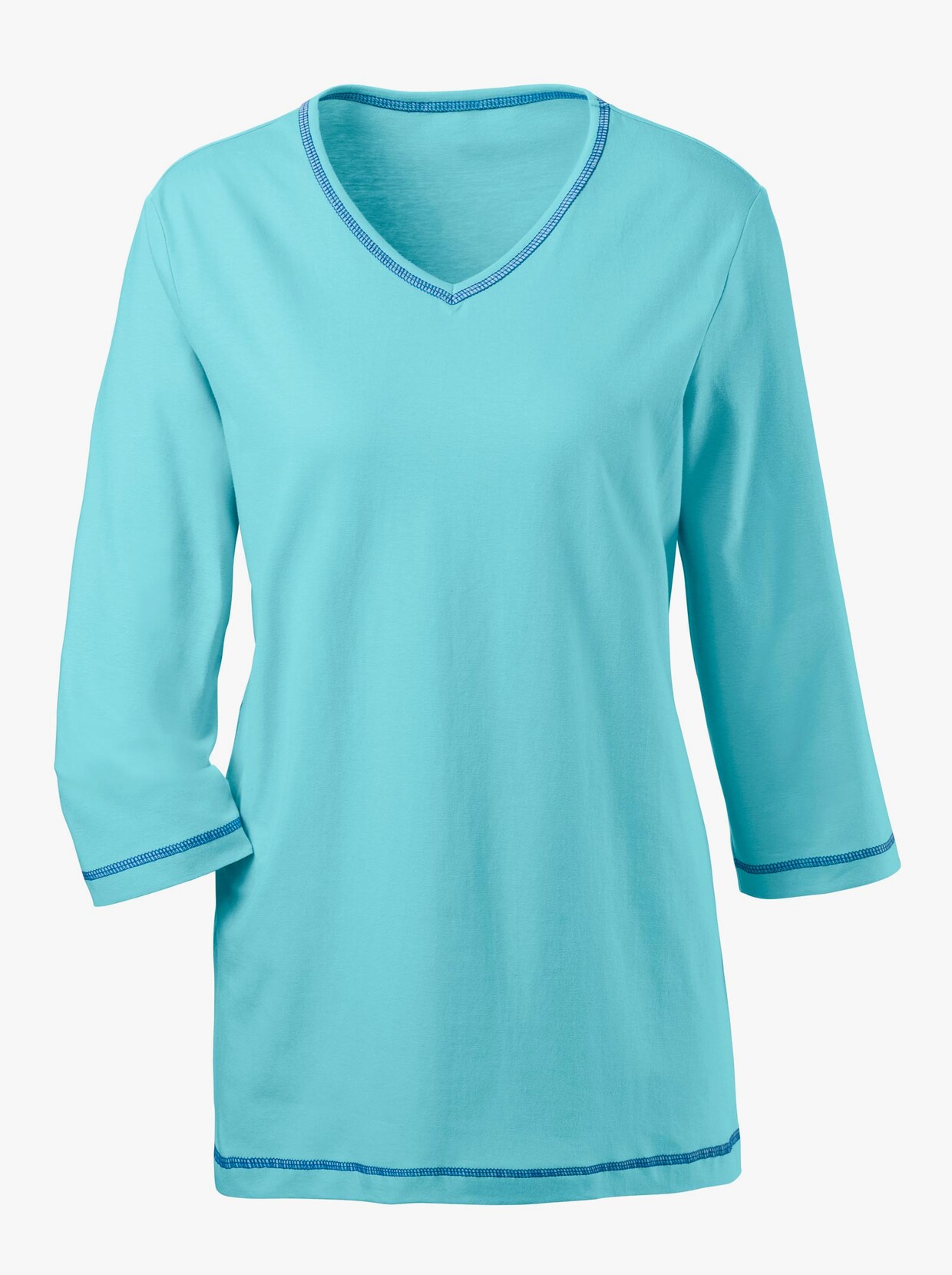 Pyjama-Shirt - turquoise
