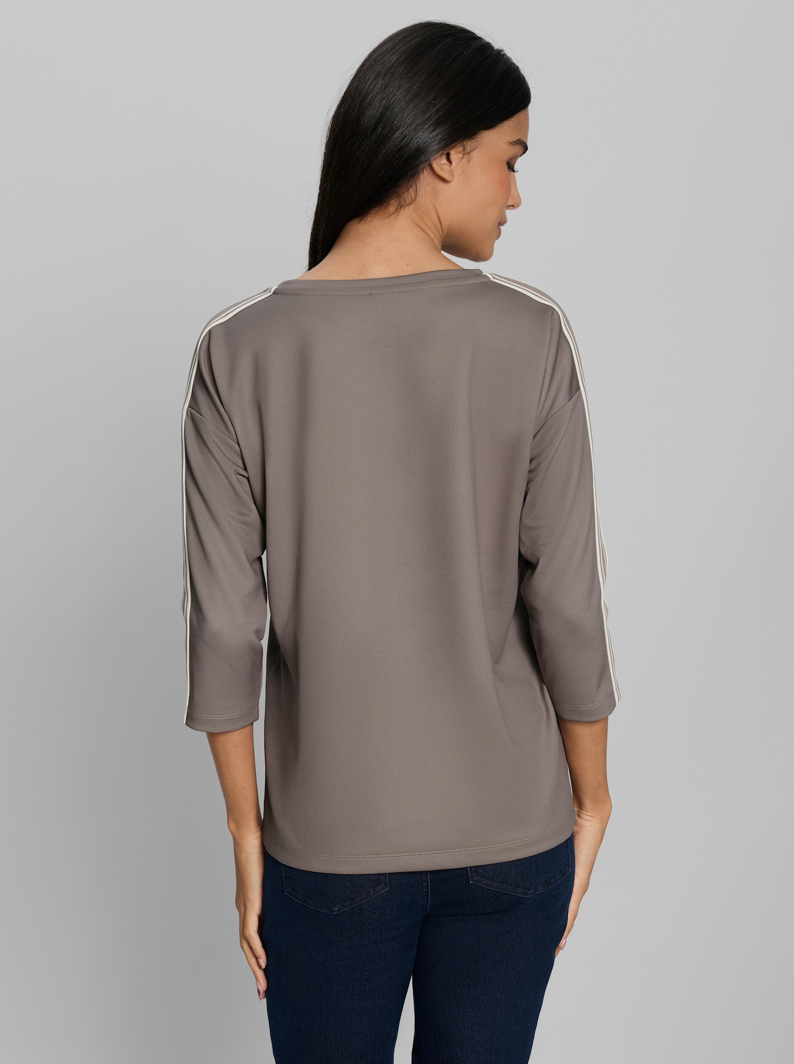 heine Sweatshirt mit Modal - taupe