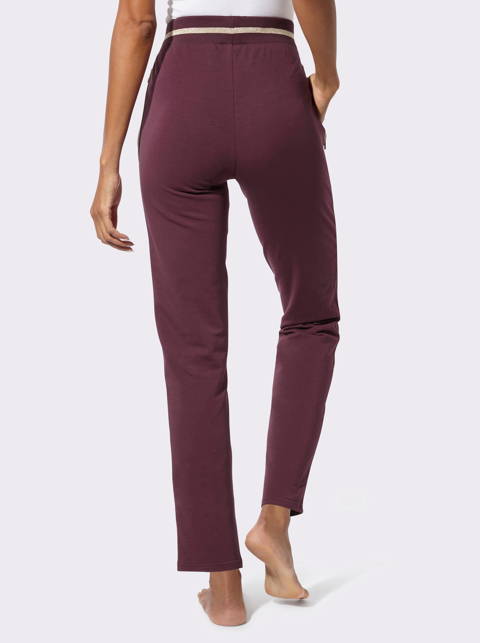 feel good Dehnbund-Hose - burgund