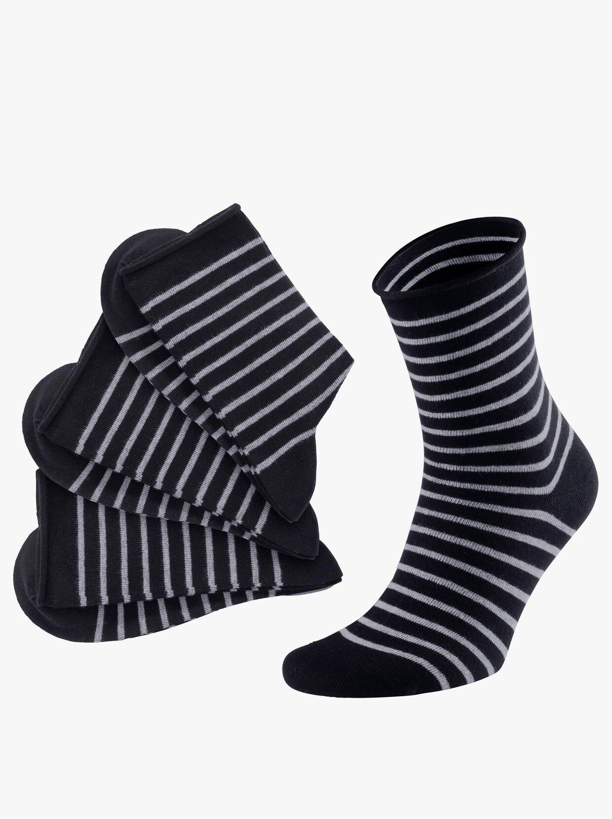 wäschepur Damen-Socken - schwarz