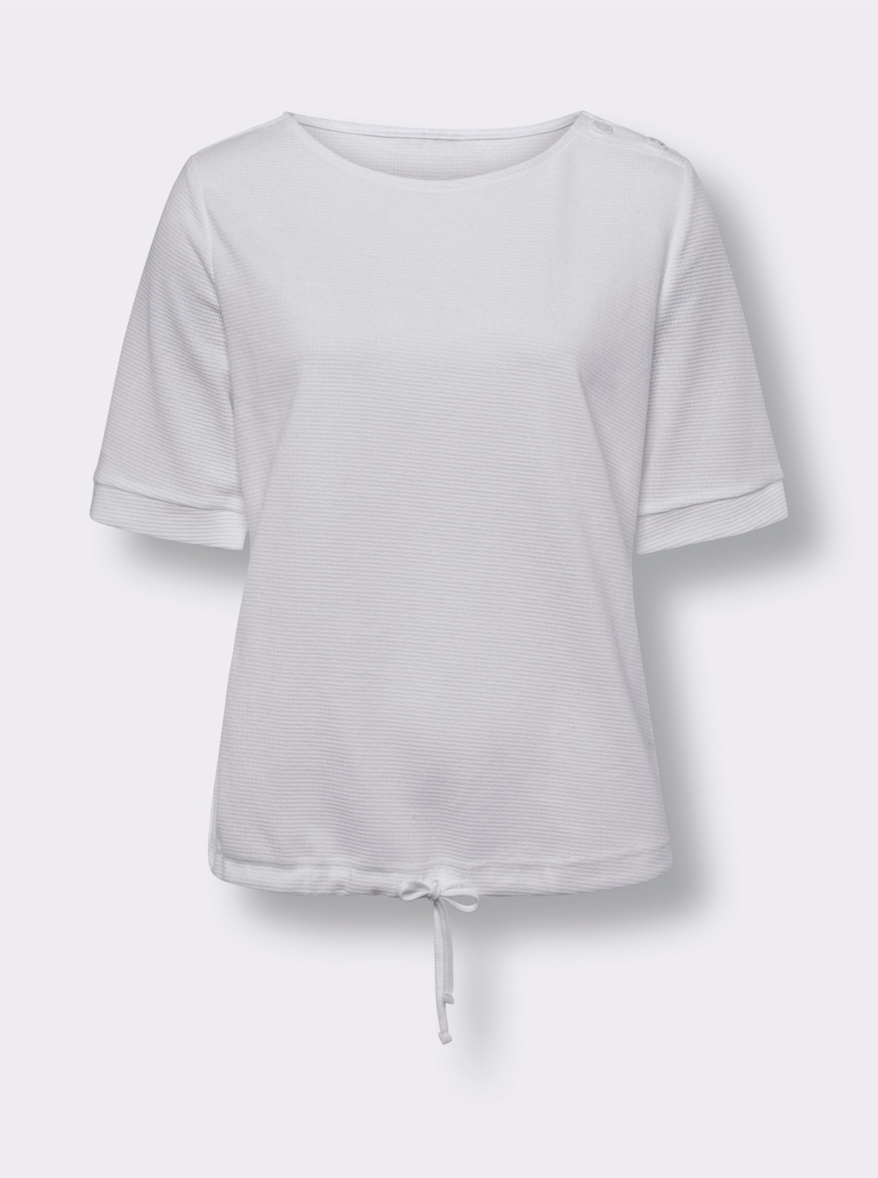 heine Shirt met korte mouwen - ecru
