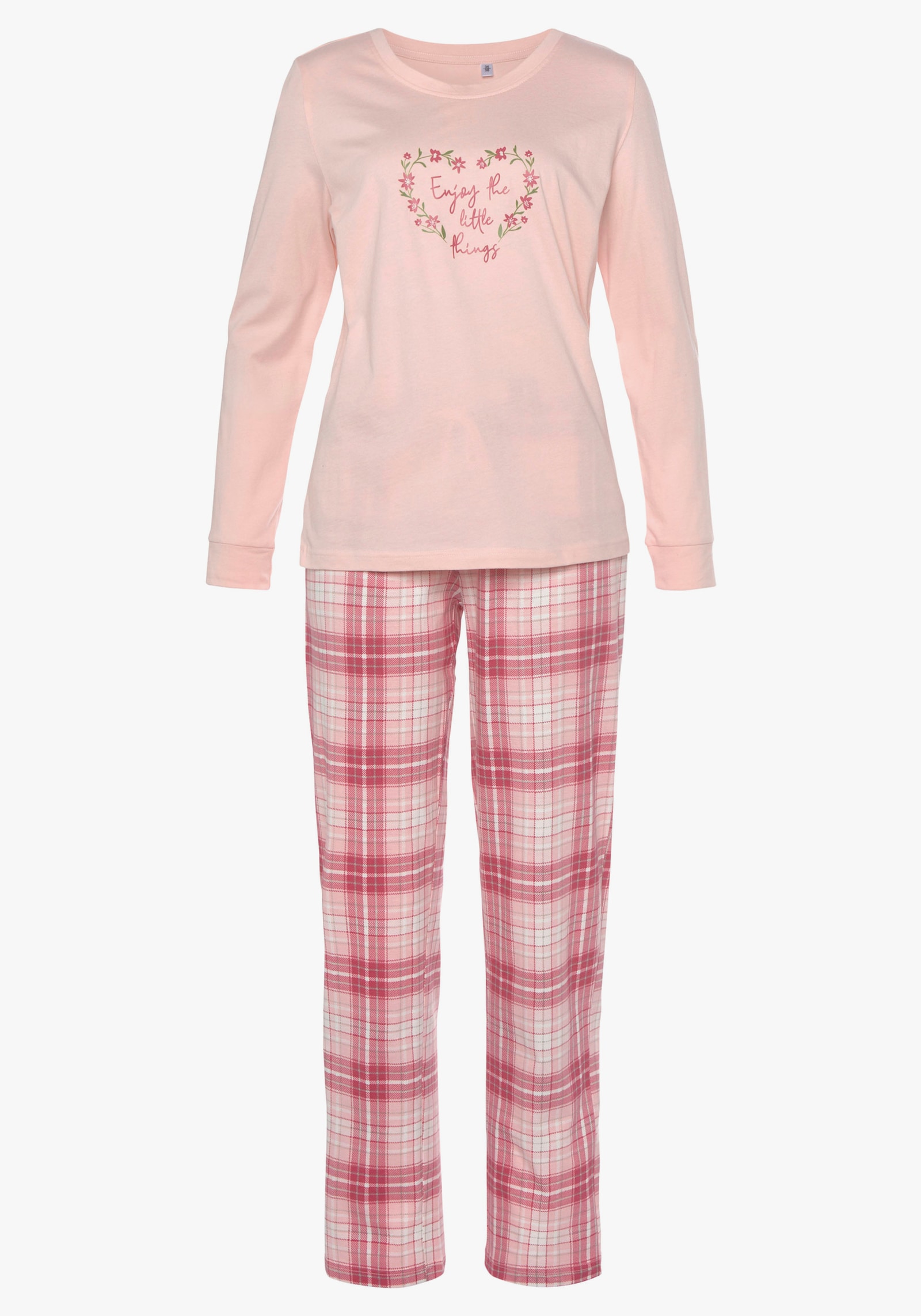 Vivance Dreams Pyjama - blau-rosa
