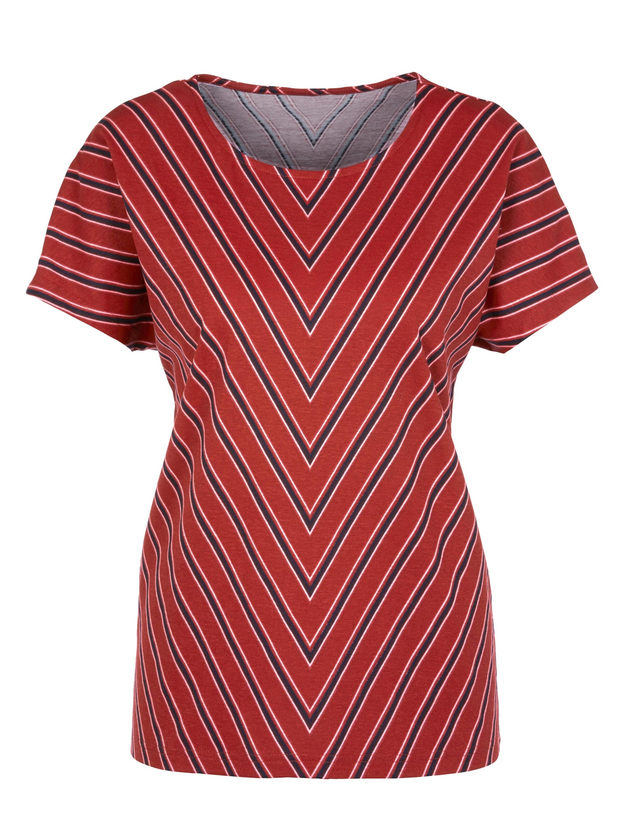 Shirt - rot-gemustert