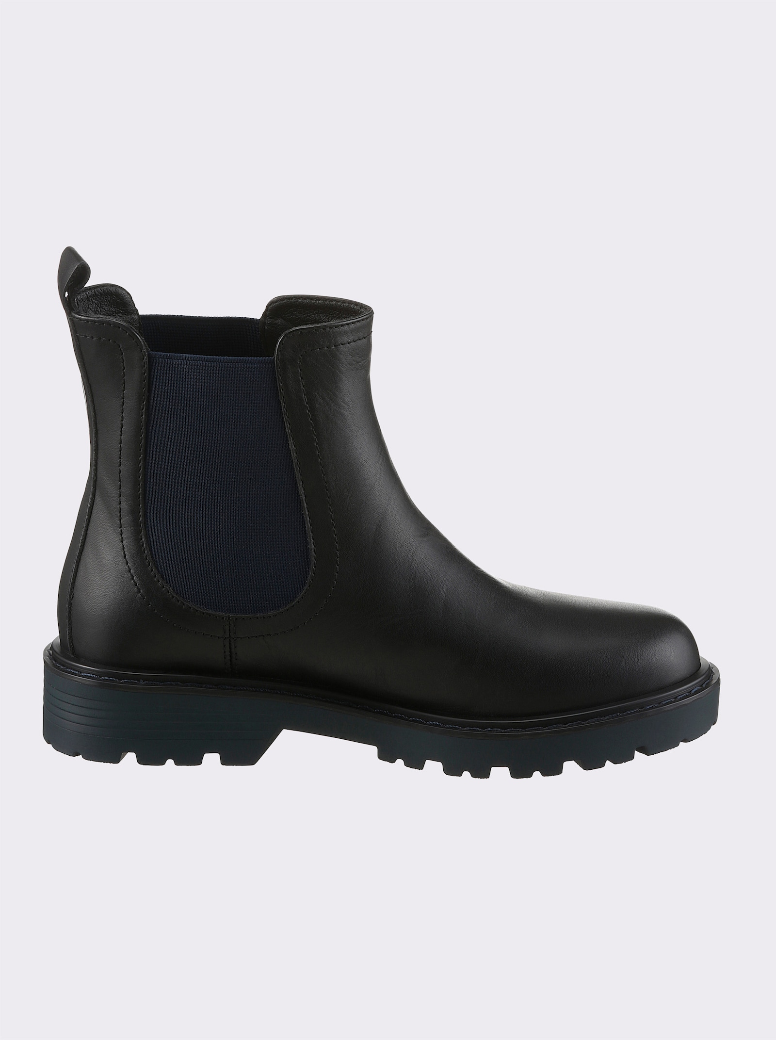 heine Stiefelette - schwarz-blau