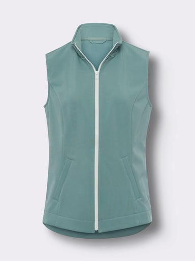 Softshell-gilet - jade