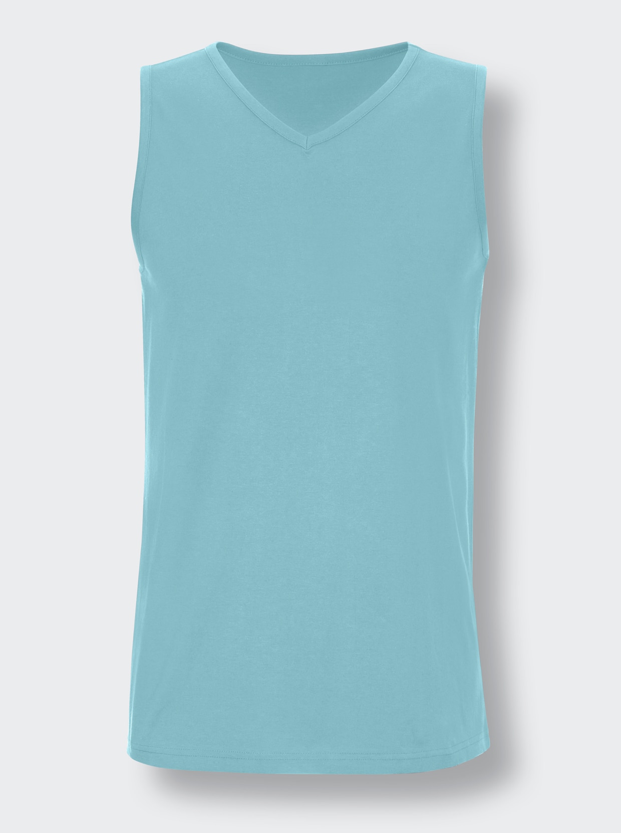 wäschepur Onderhemd - aqua + antraciet + donkerblauw