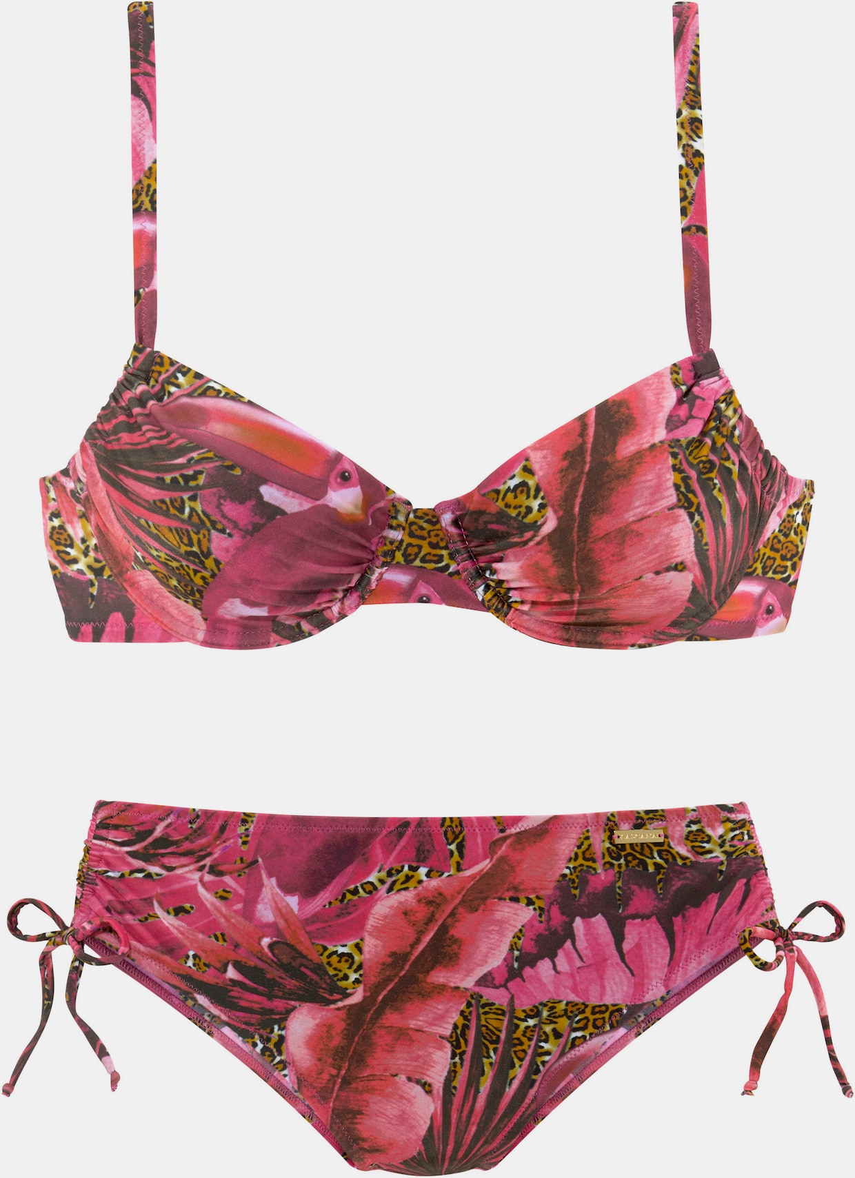 LASCANA Bügel-Bikini - pink-bedruckt