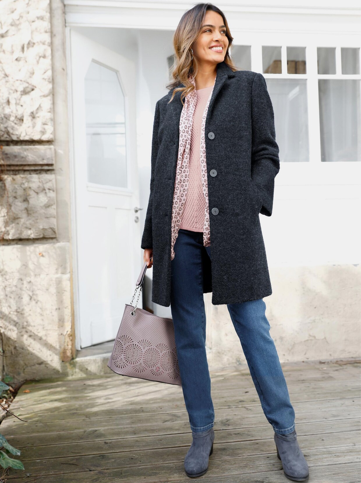 Outdoorjacke - marine