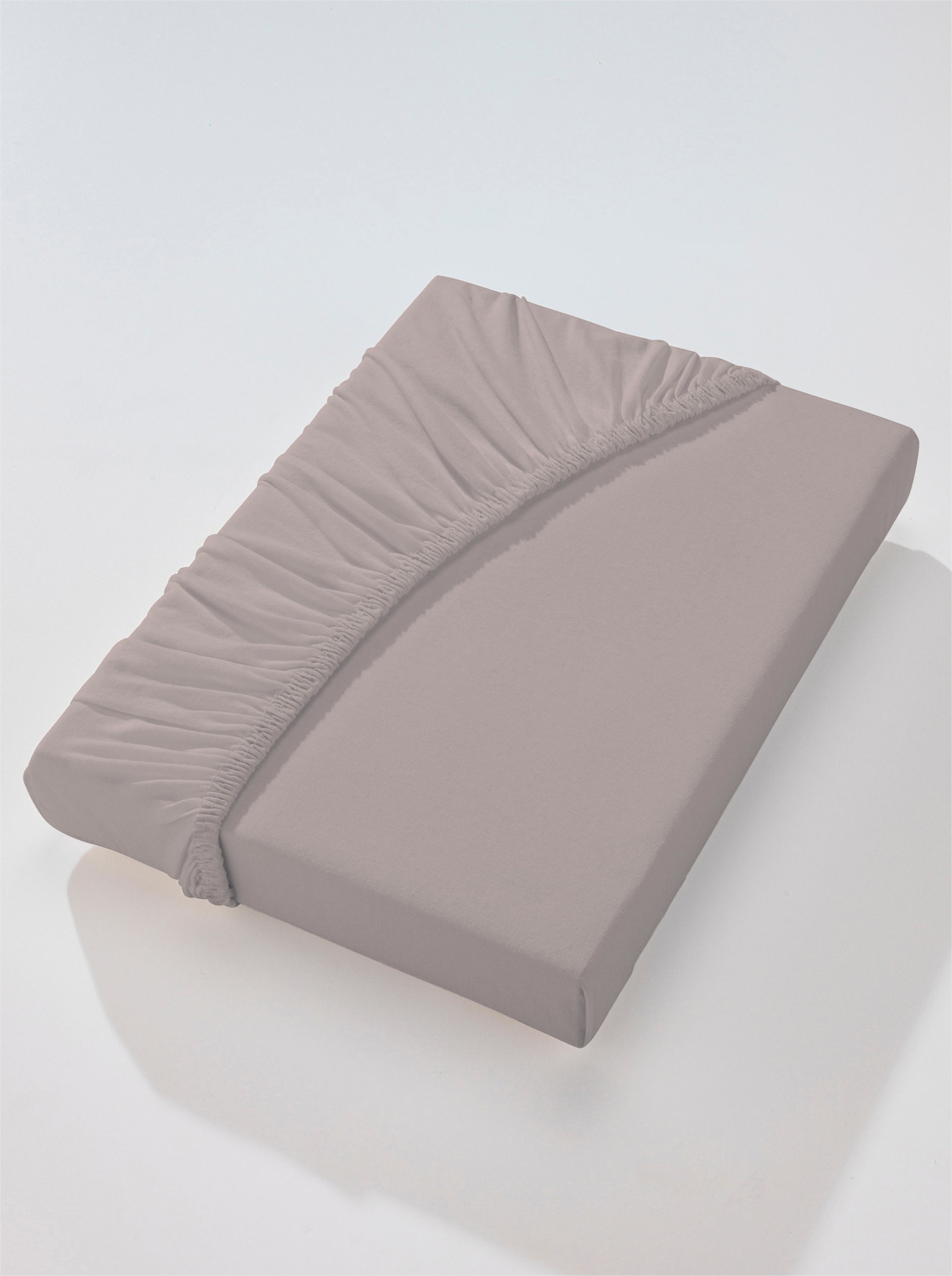 wäschepur Spannbetttuch - stein