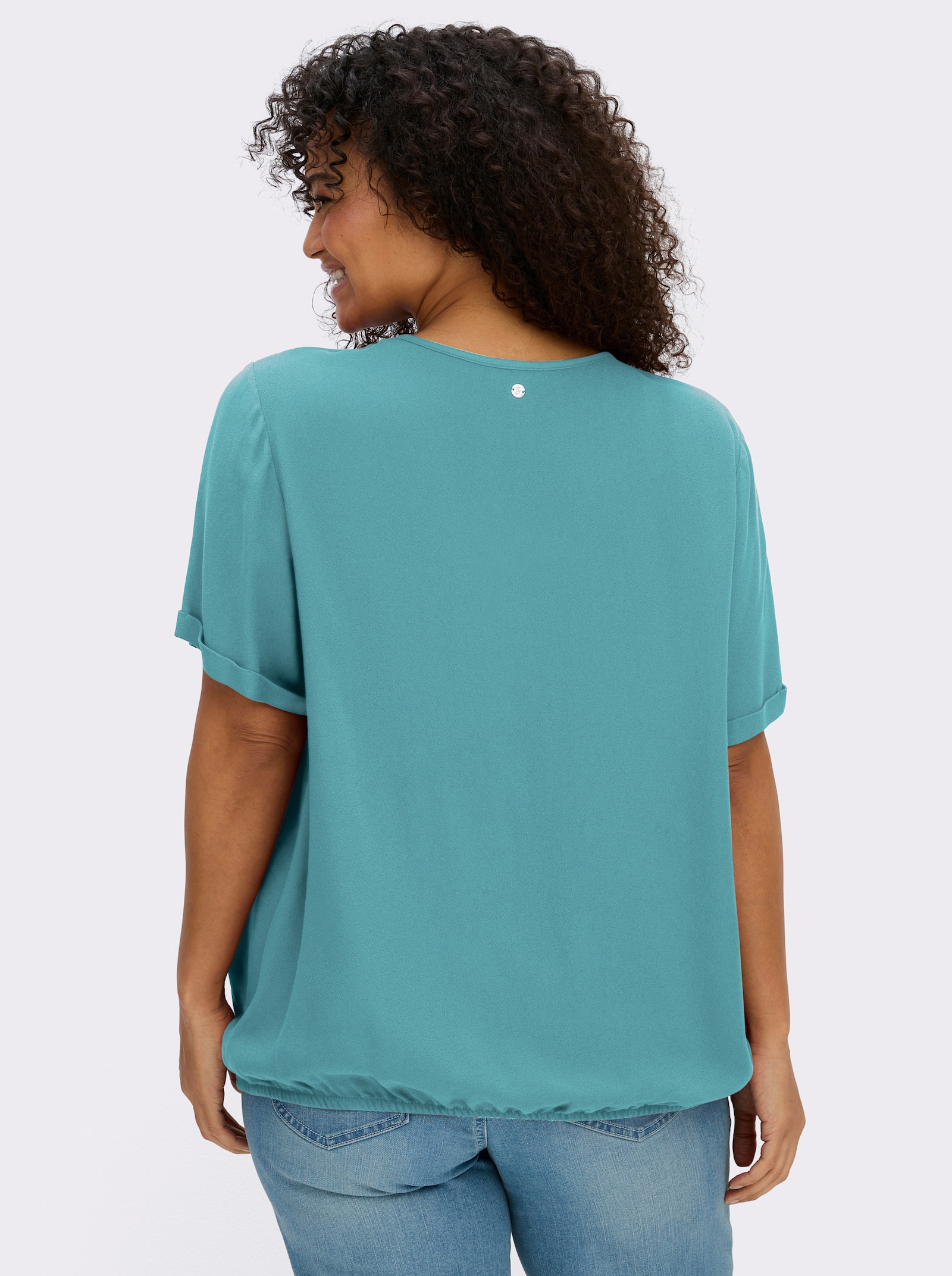 sheego Tunika mit verlängerten Halbärmeln - ozean