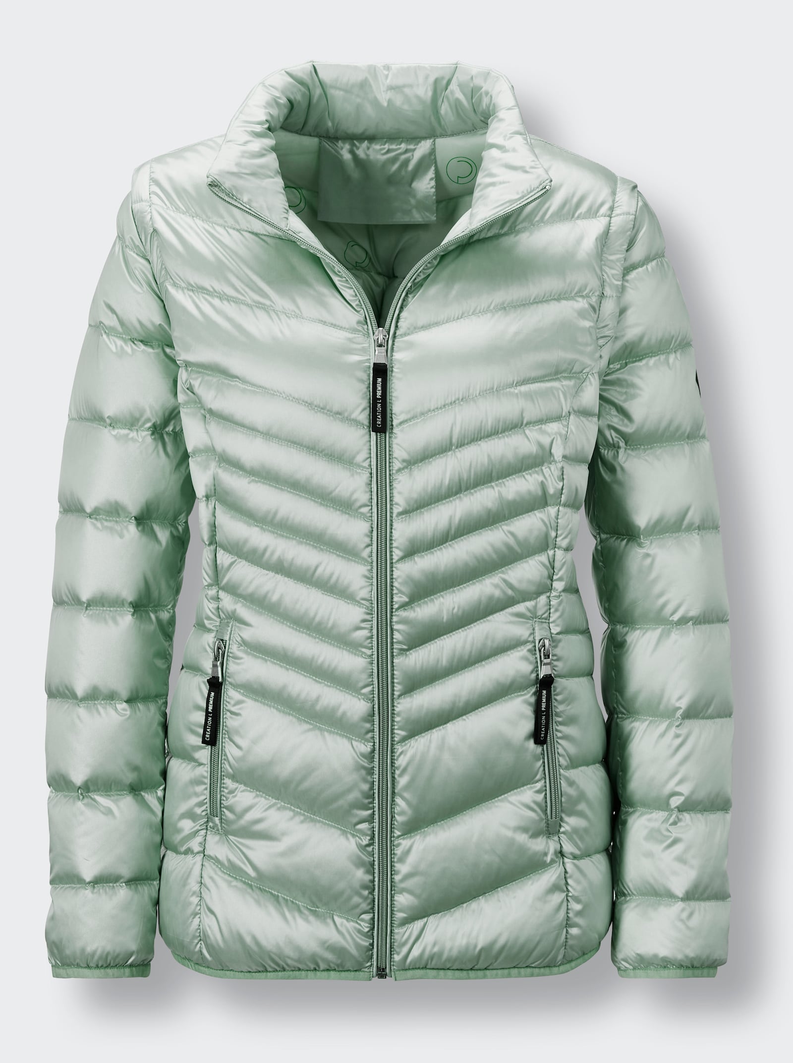 CREATION L PREMIUM 2-in-1-Jacke mit abzippbaren Ärmeln - kalkmint