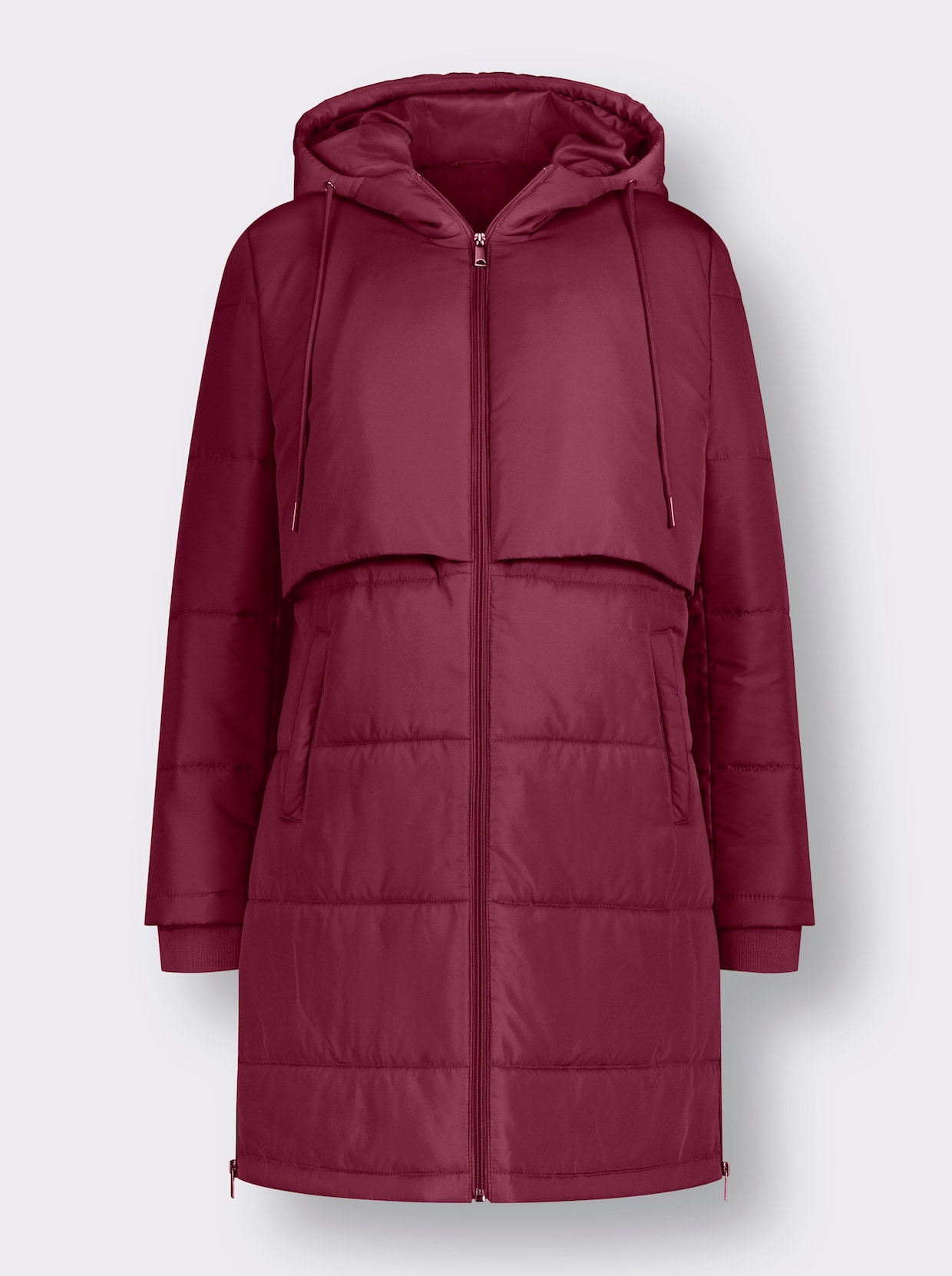 Longjacke - bordeaux