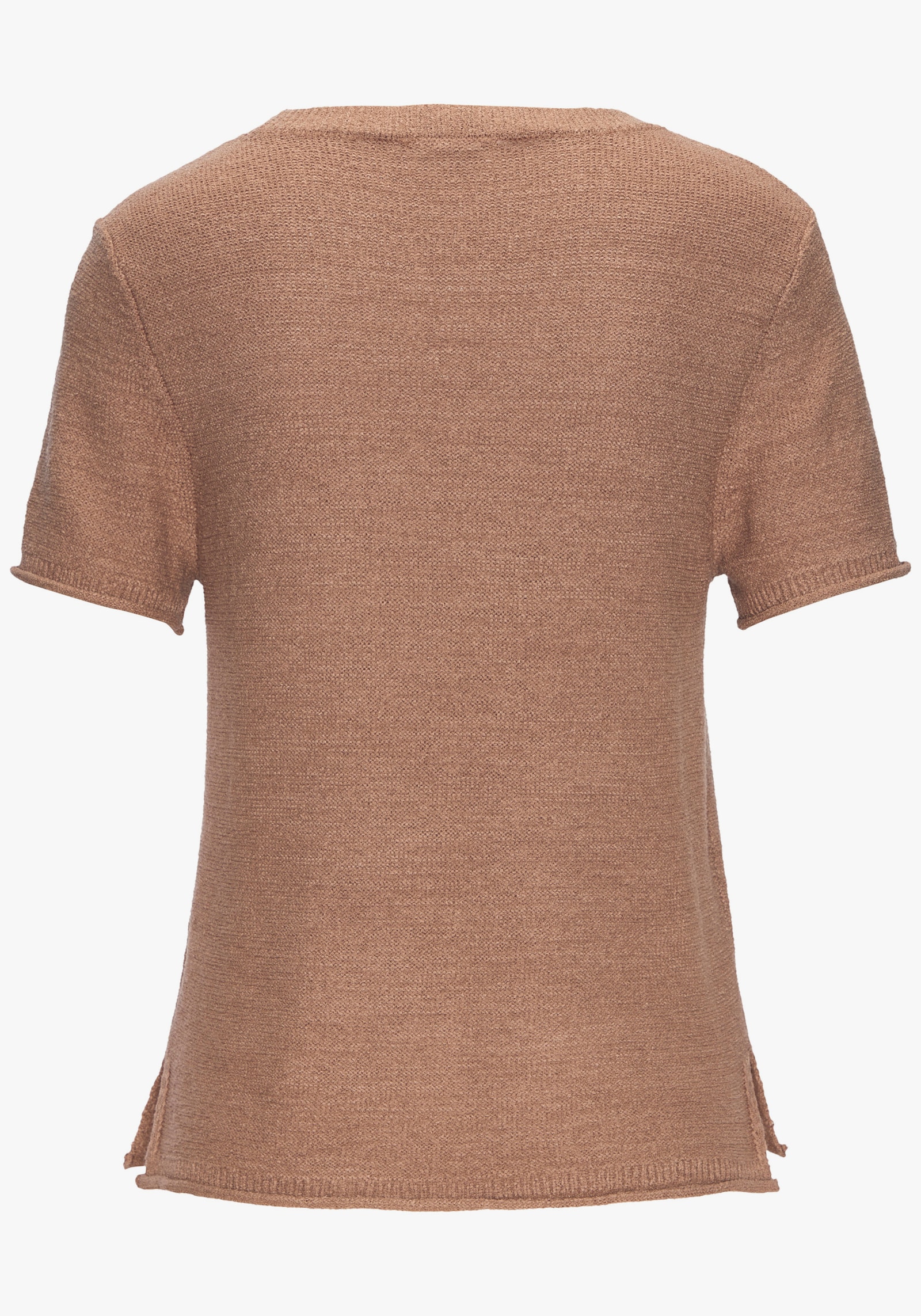 French Connection Kurzarmpullover - taupe