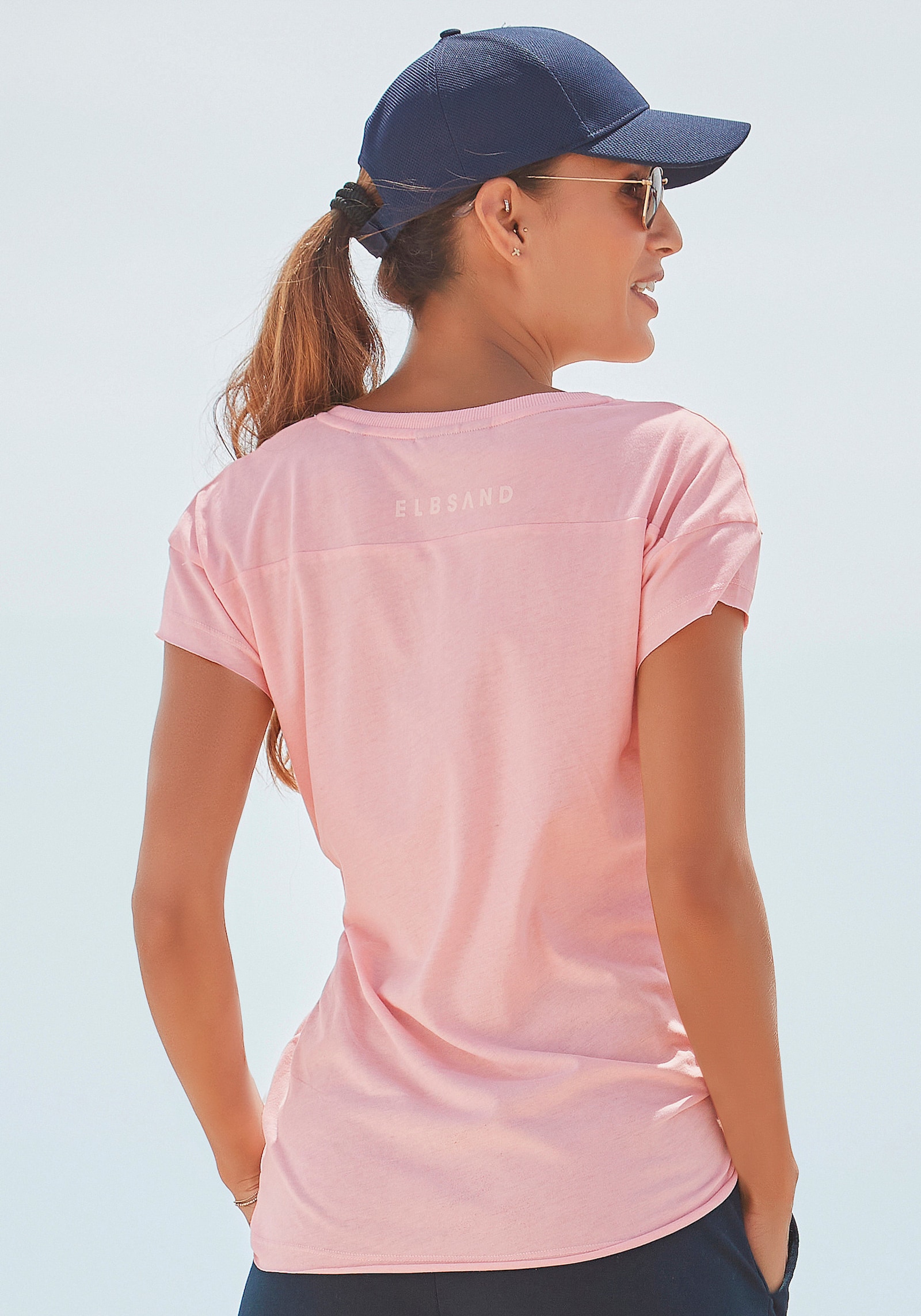 Elbsand T-Shirt - rosé meliert