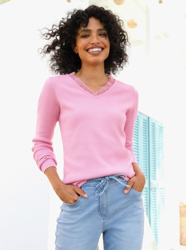 heine Feinstrickpullover - rosé
