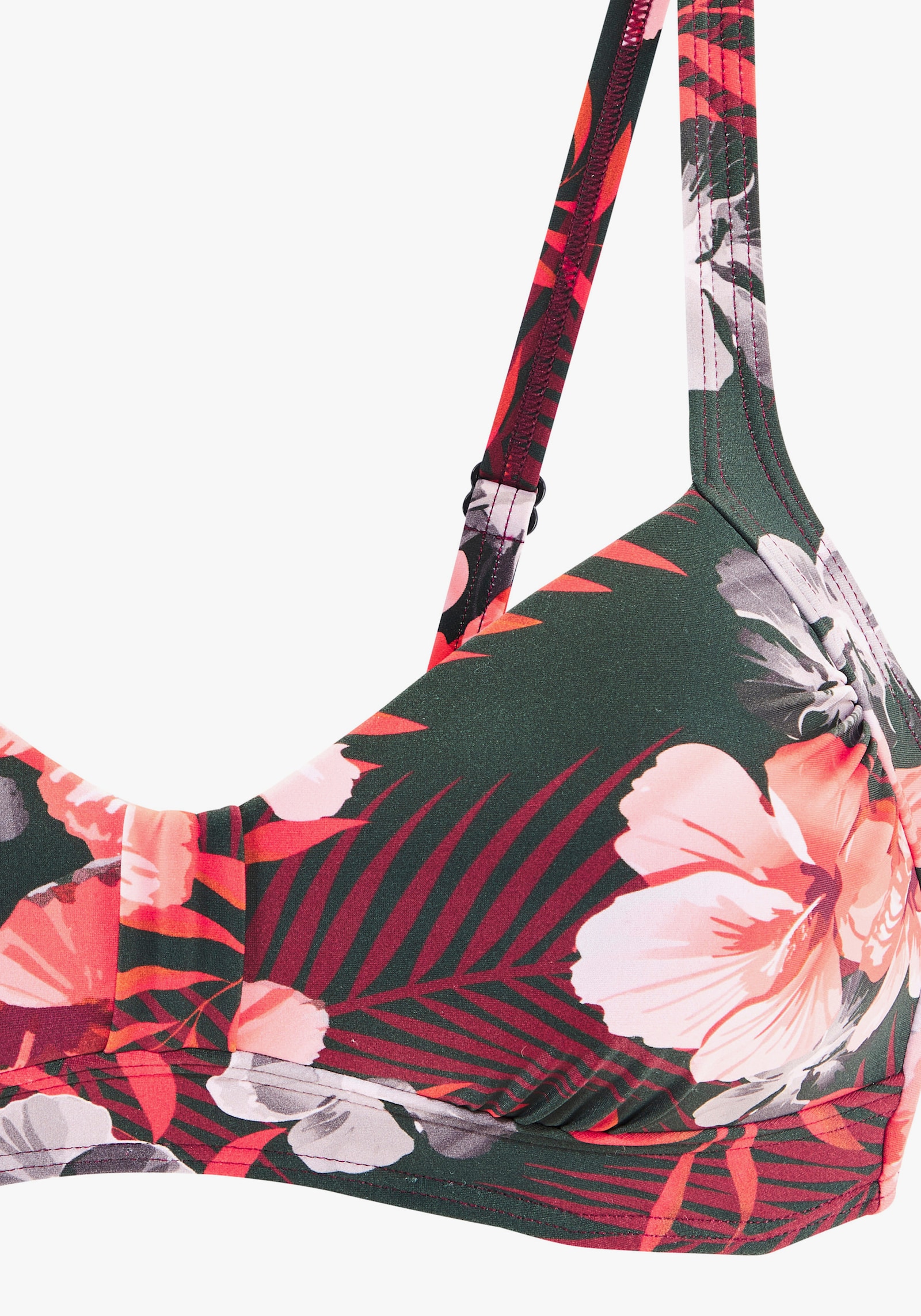 LASCANA Bandeau-Bikini-Top - oliv-orange