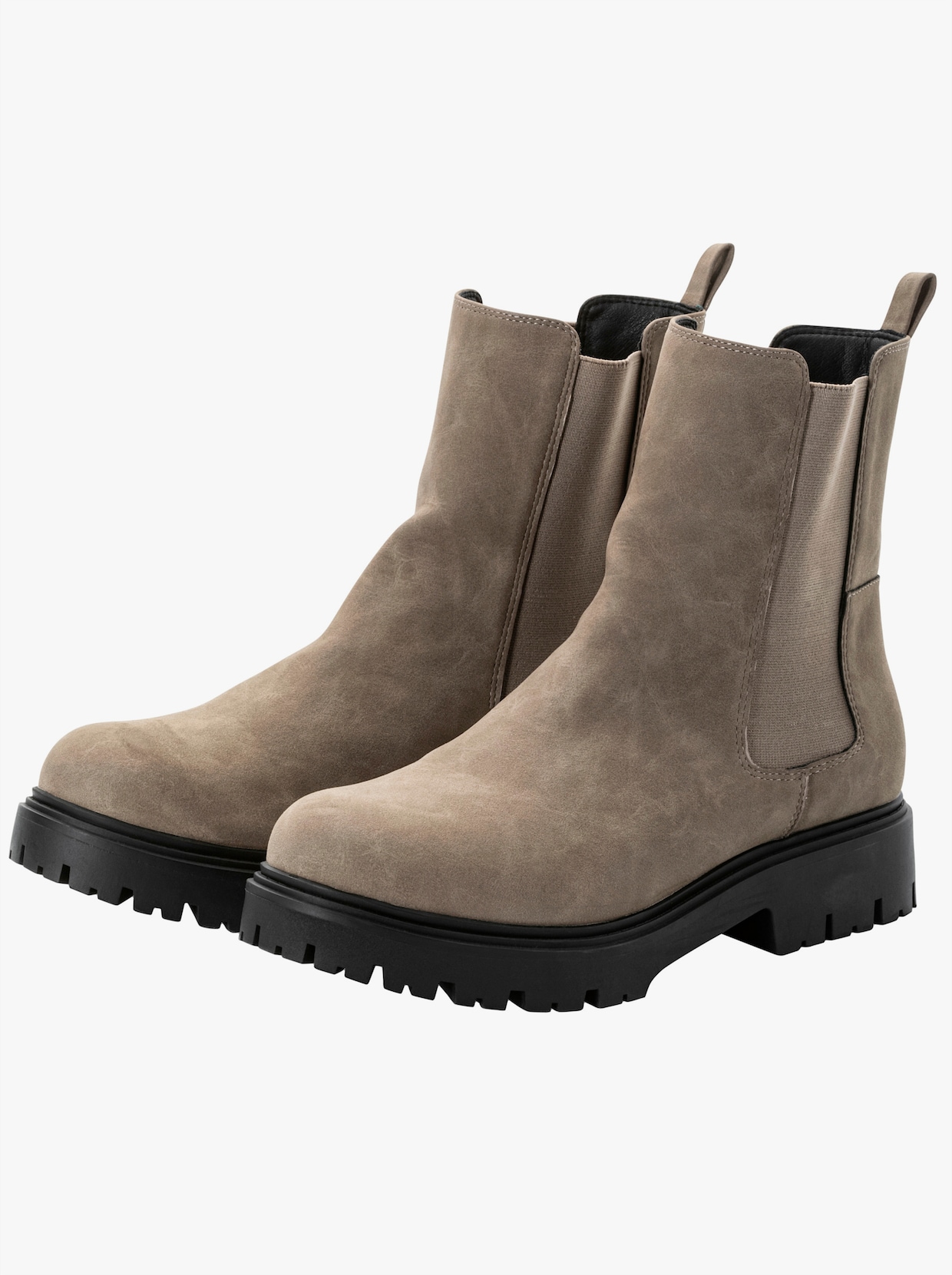 sheego Ankleboots - taupe