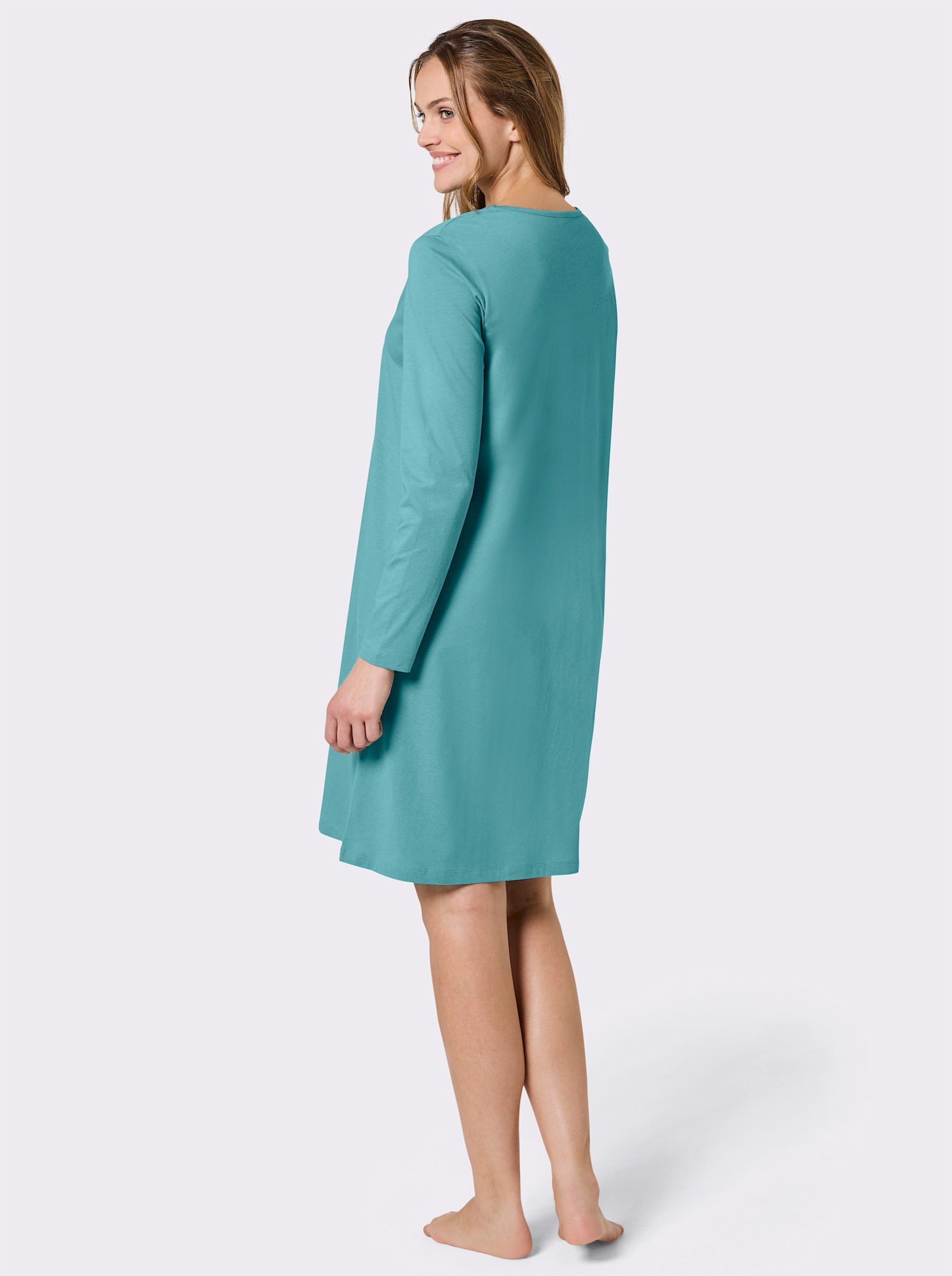 wäschepur Sleepshirts mit Hunde-Motiv - ozean + violett