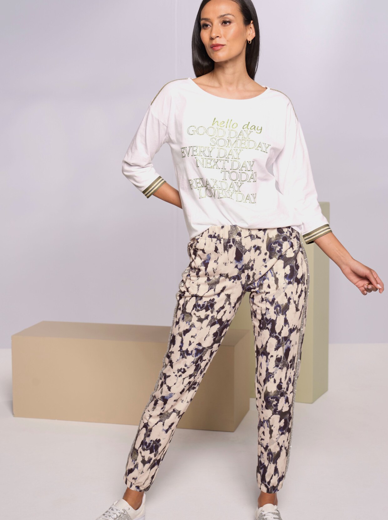 heine T-Shirt - ecru