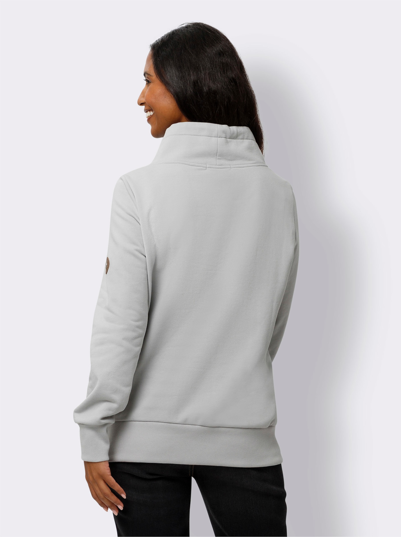 heine Sweatshirt avec intérieur chaud - gris clair