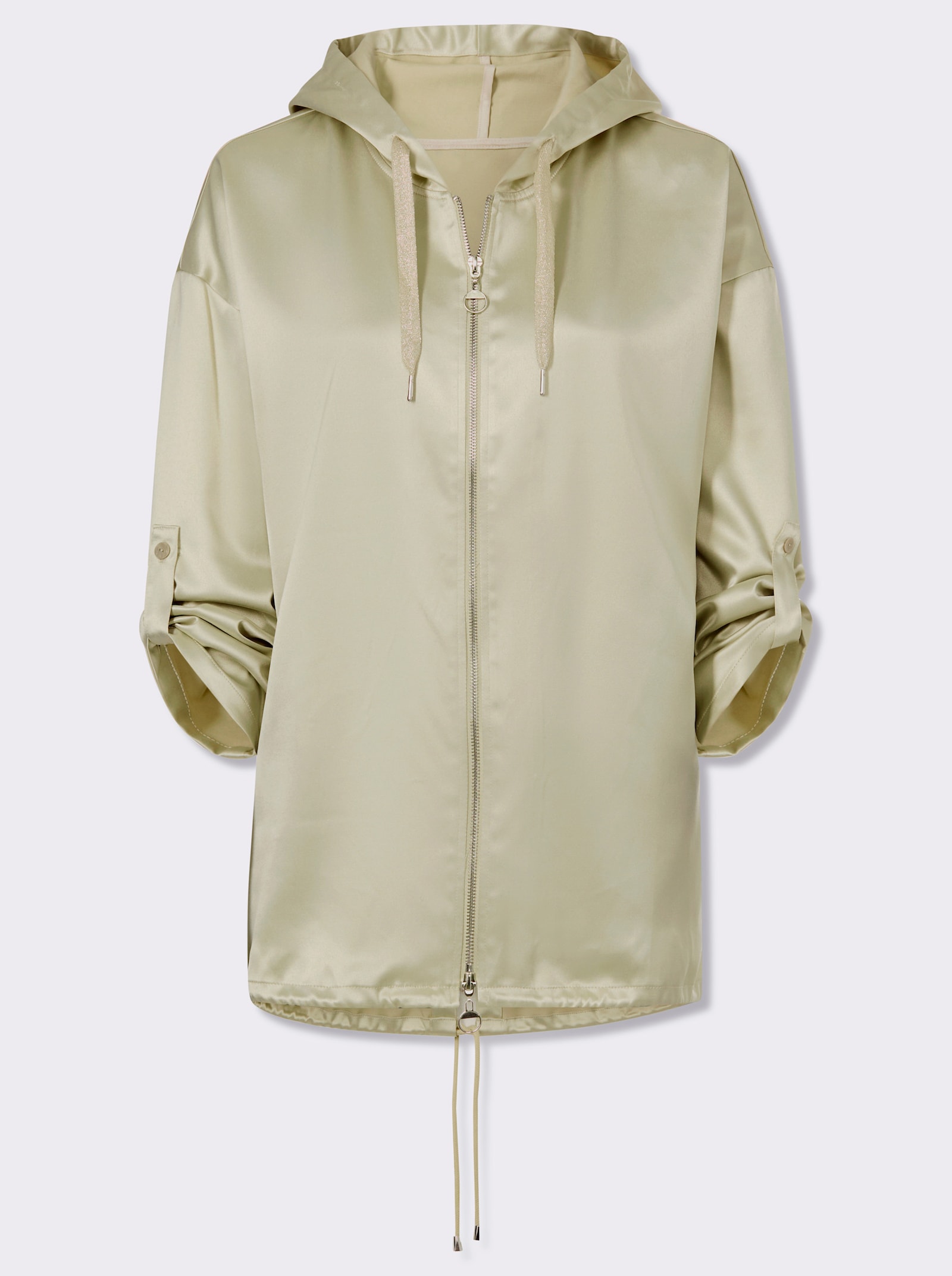 heine Blusenblazer mit Print und Lettering - sand