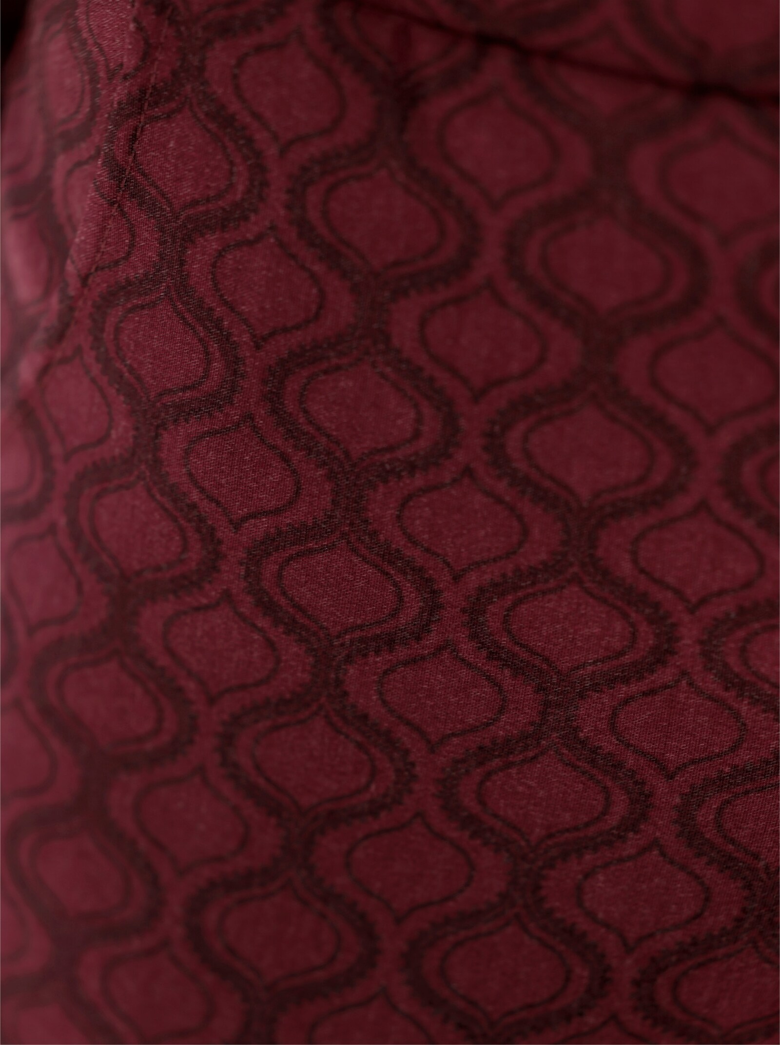  Bengalinhose im Grafik-Dessin - bordeaux-burgund-bedruckt