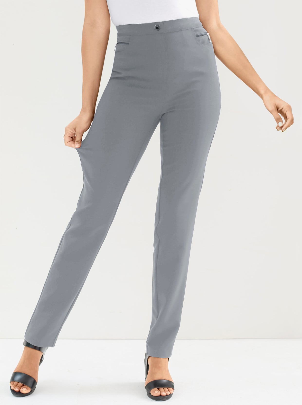 Pantalon en bengaline - gris