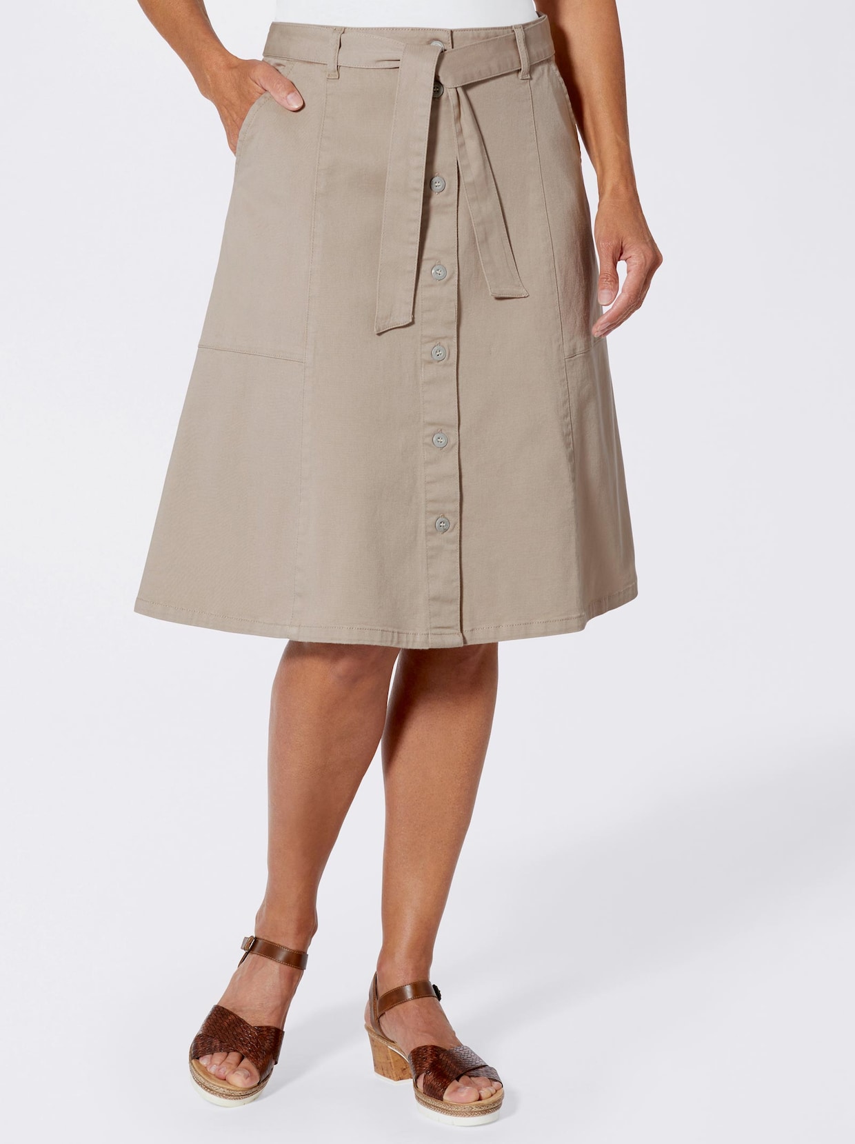 A-Linien-Rock - beige