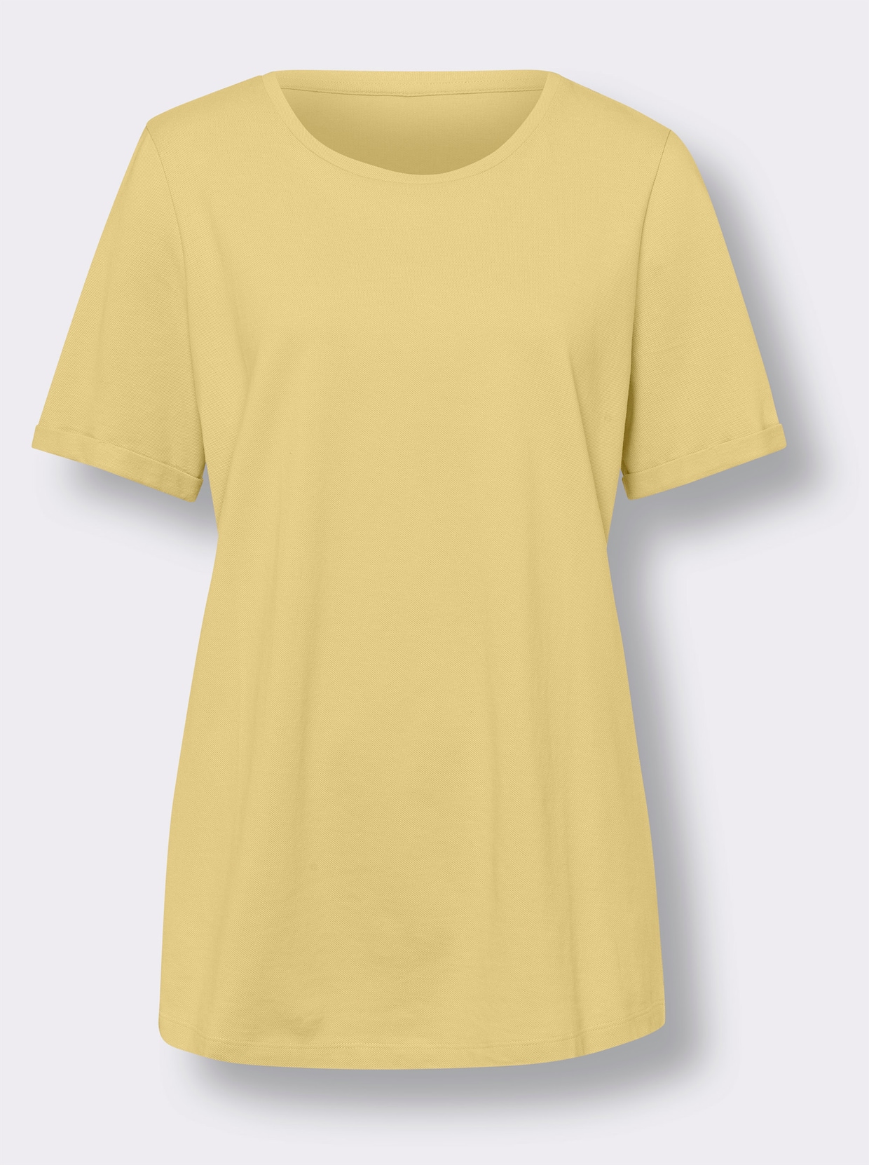 Dlouhé tričko - citronová