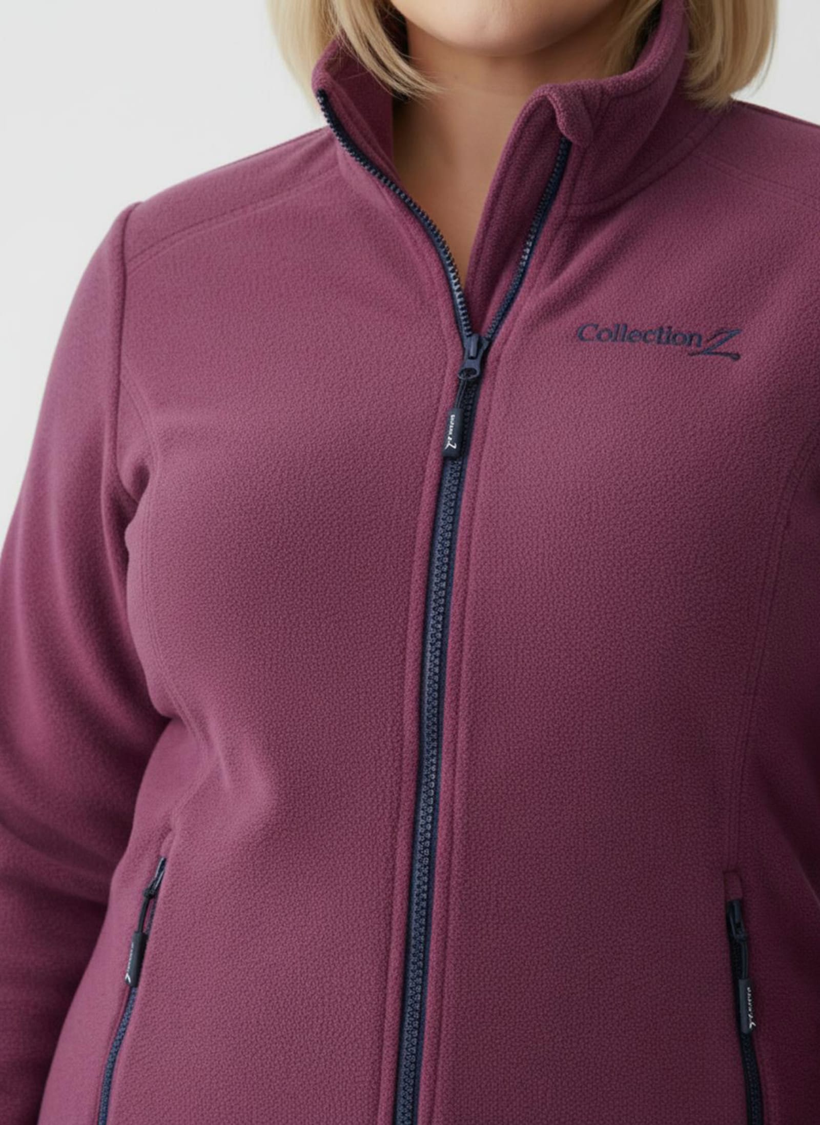 Fleecejacke mit Stickerei - erika