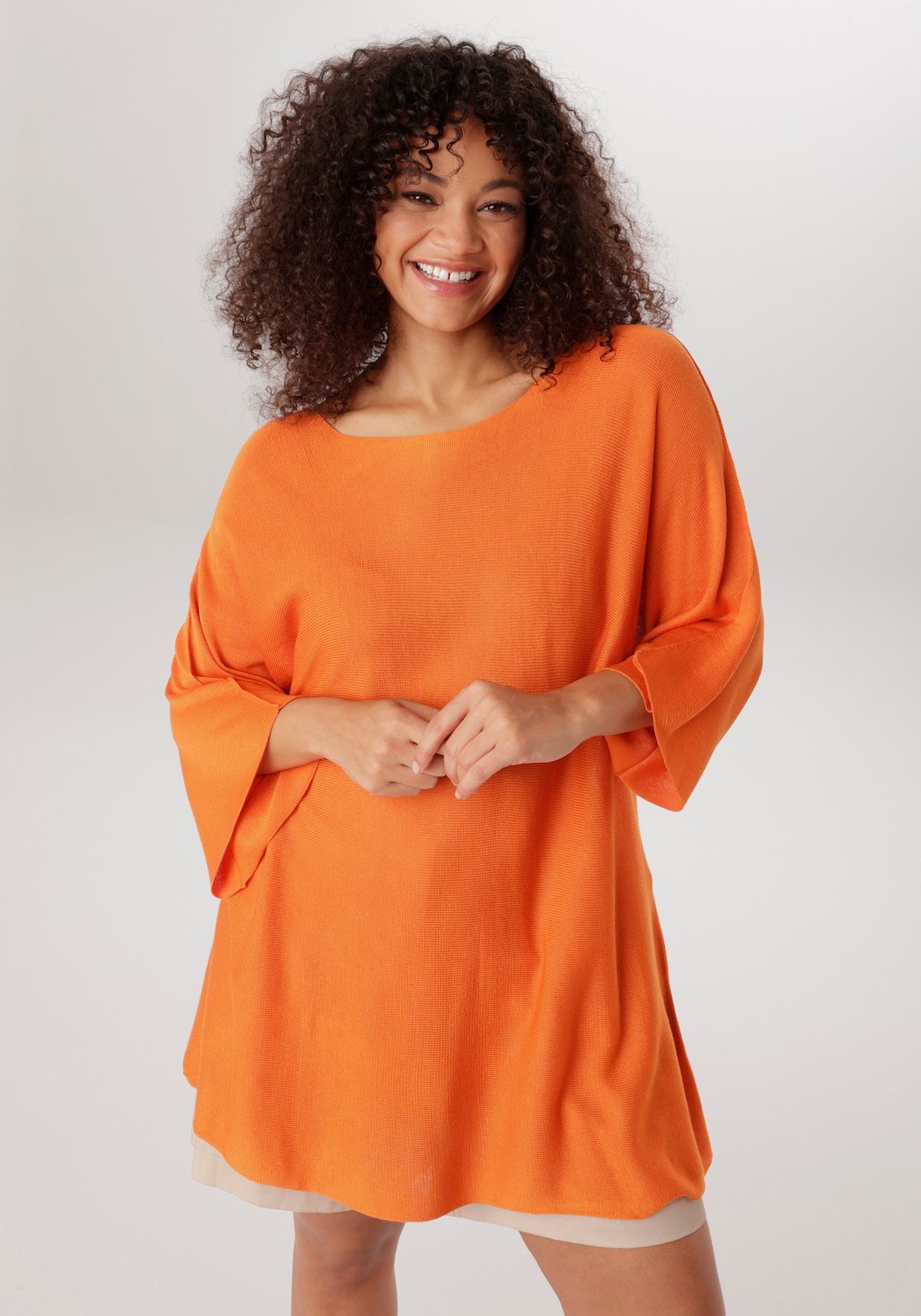 Aniston PLUS Strickpullover - orange