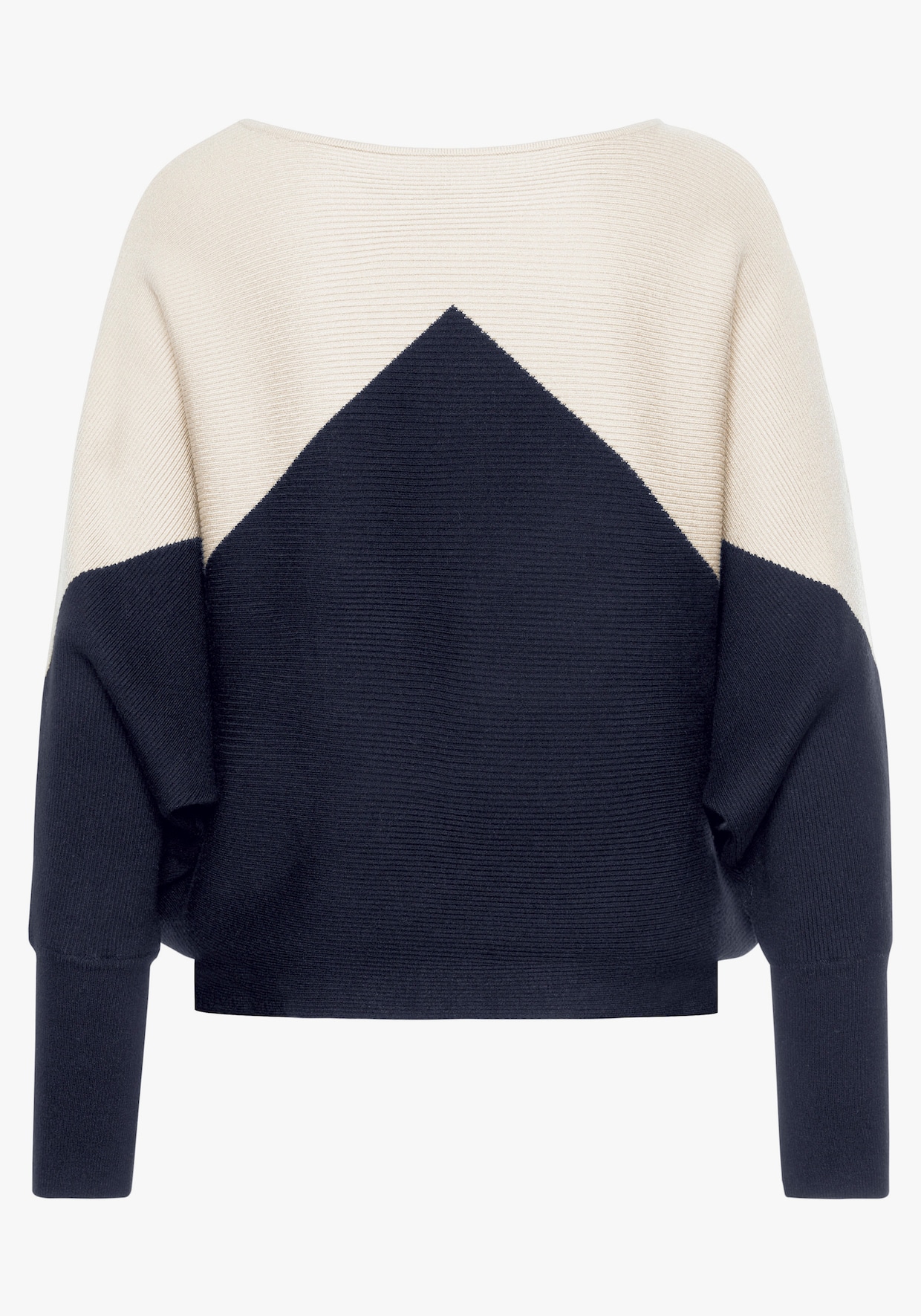 LASCANA Strickpullover - creme-marine