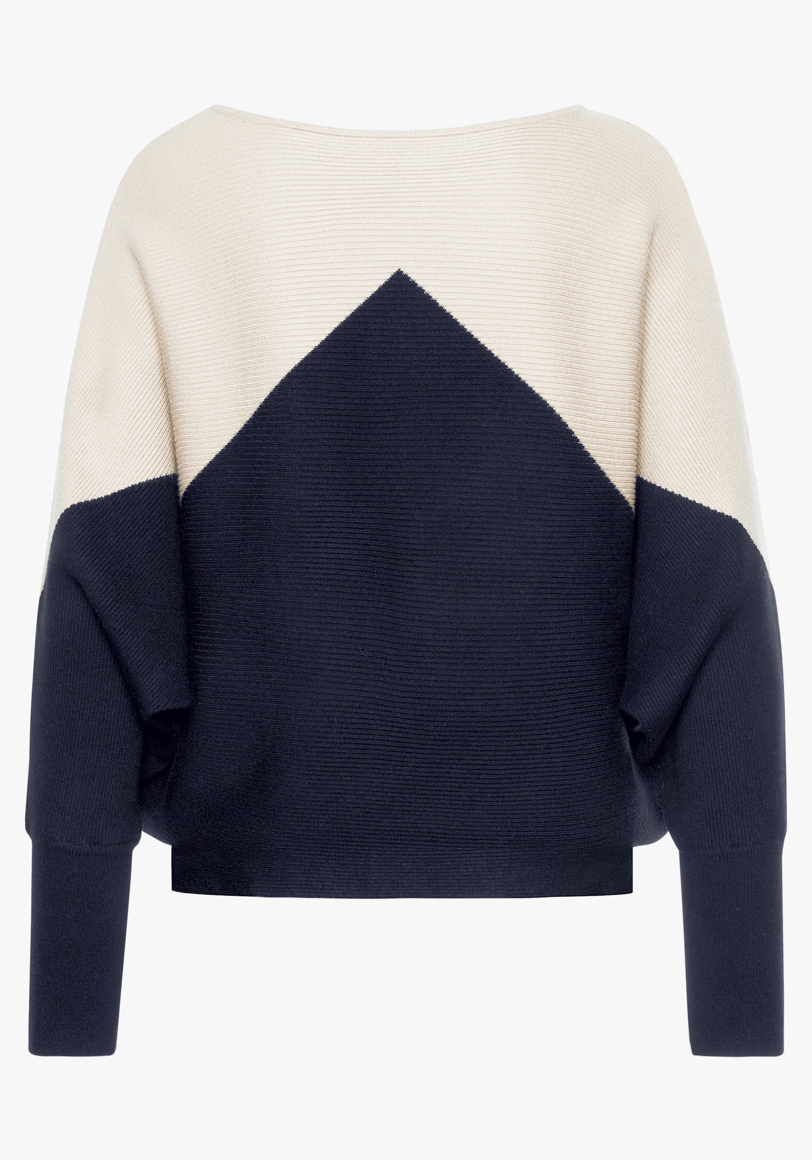 LASCANA Strickpullover - creme-marine