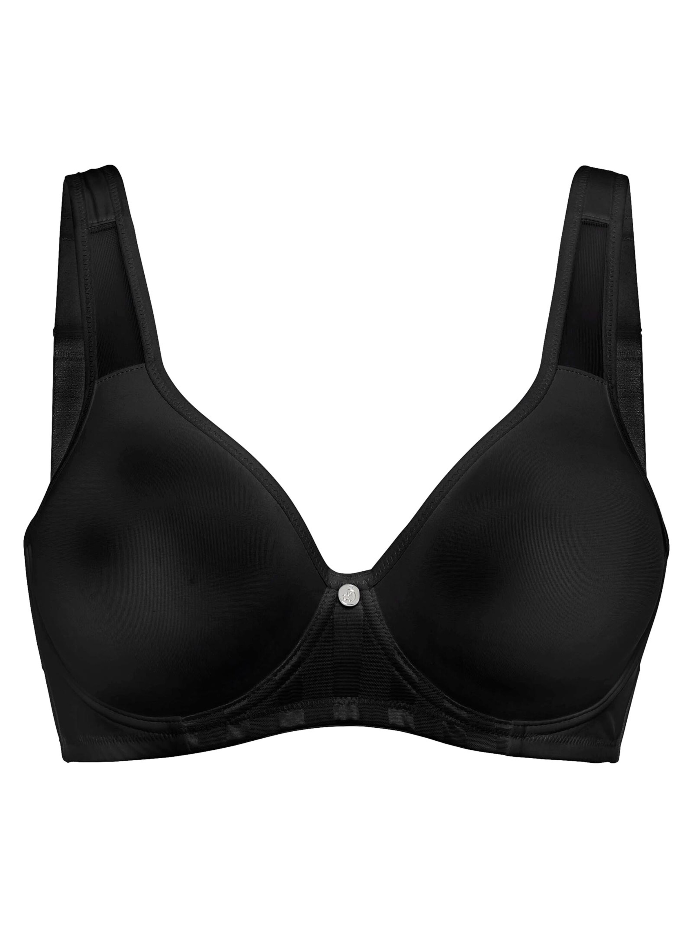 wäschepur T-Shirt-BH mit Bügel - schwarz