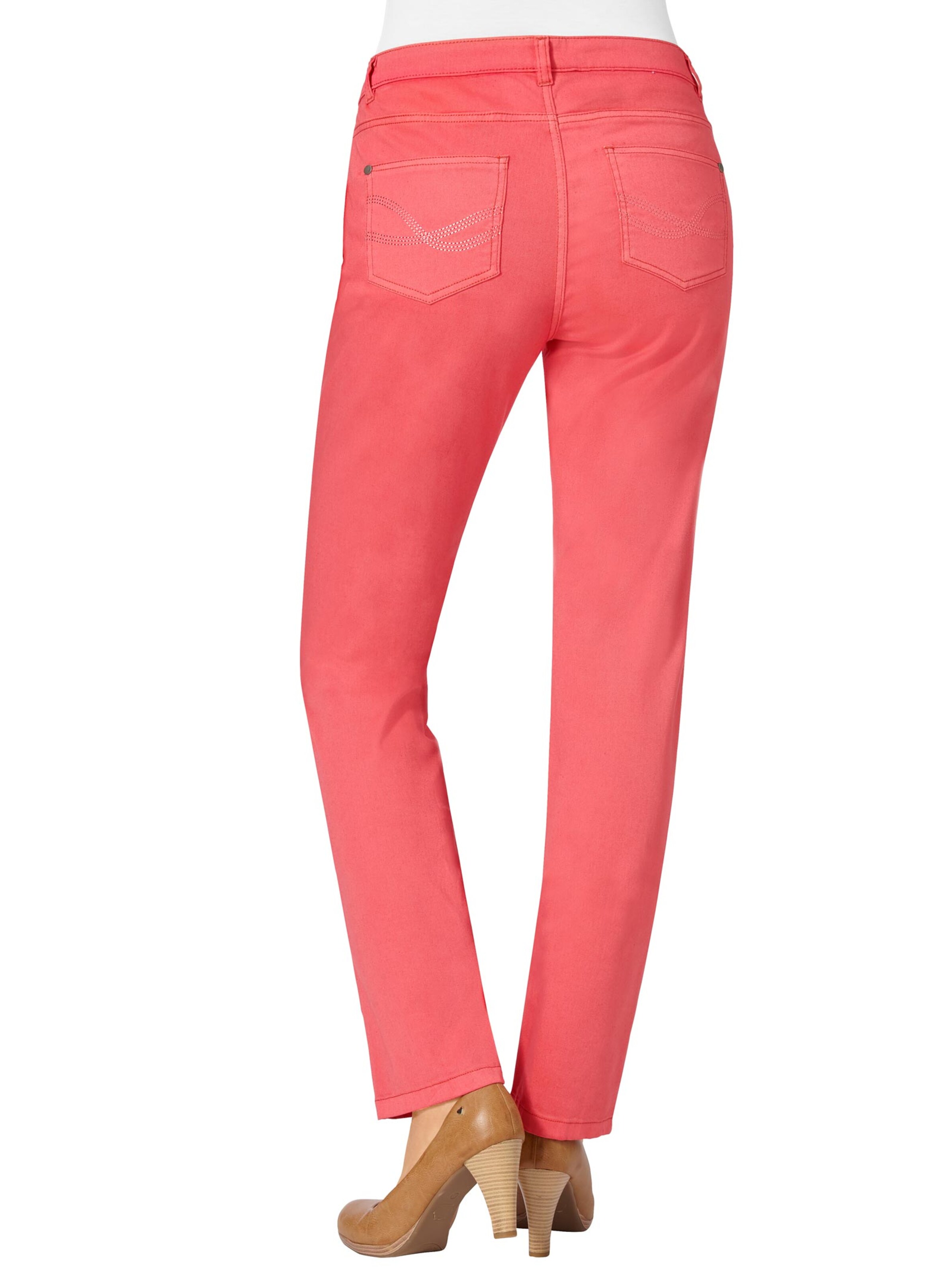 Jeans - korallenrot