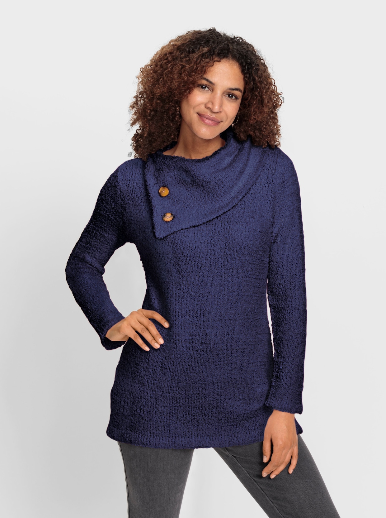 Longpullover - marine