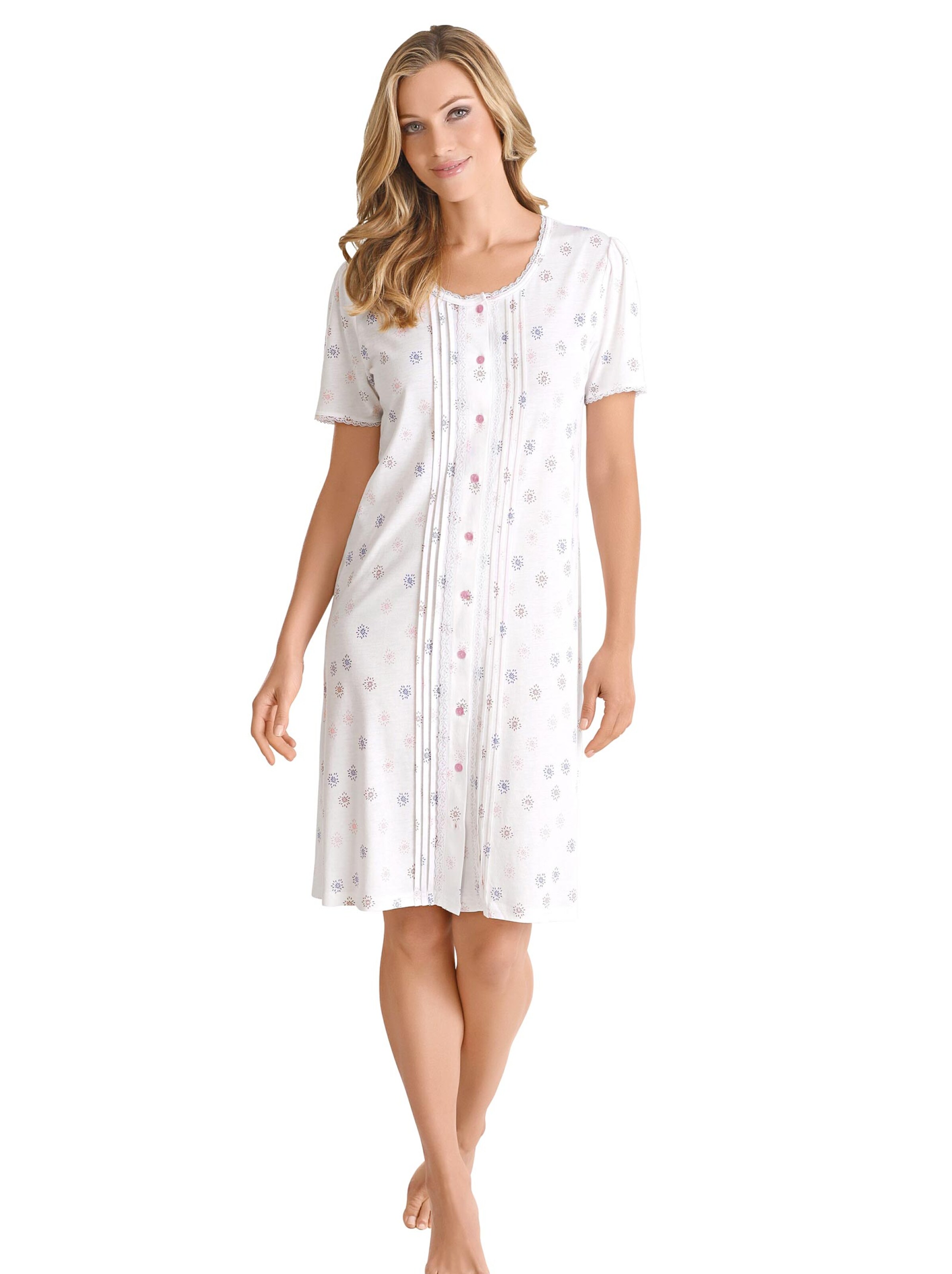 Nachthemd - ecru-bedruckt